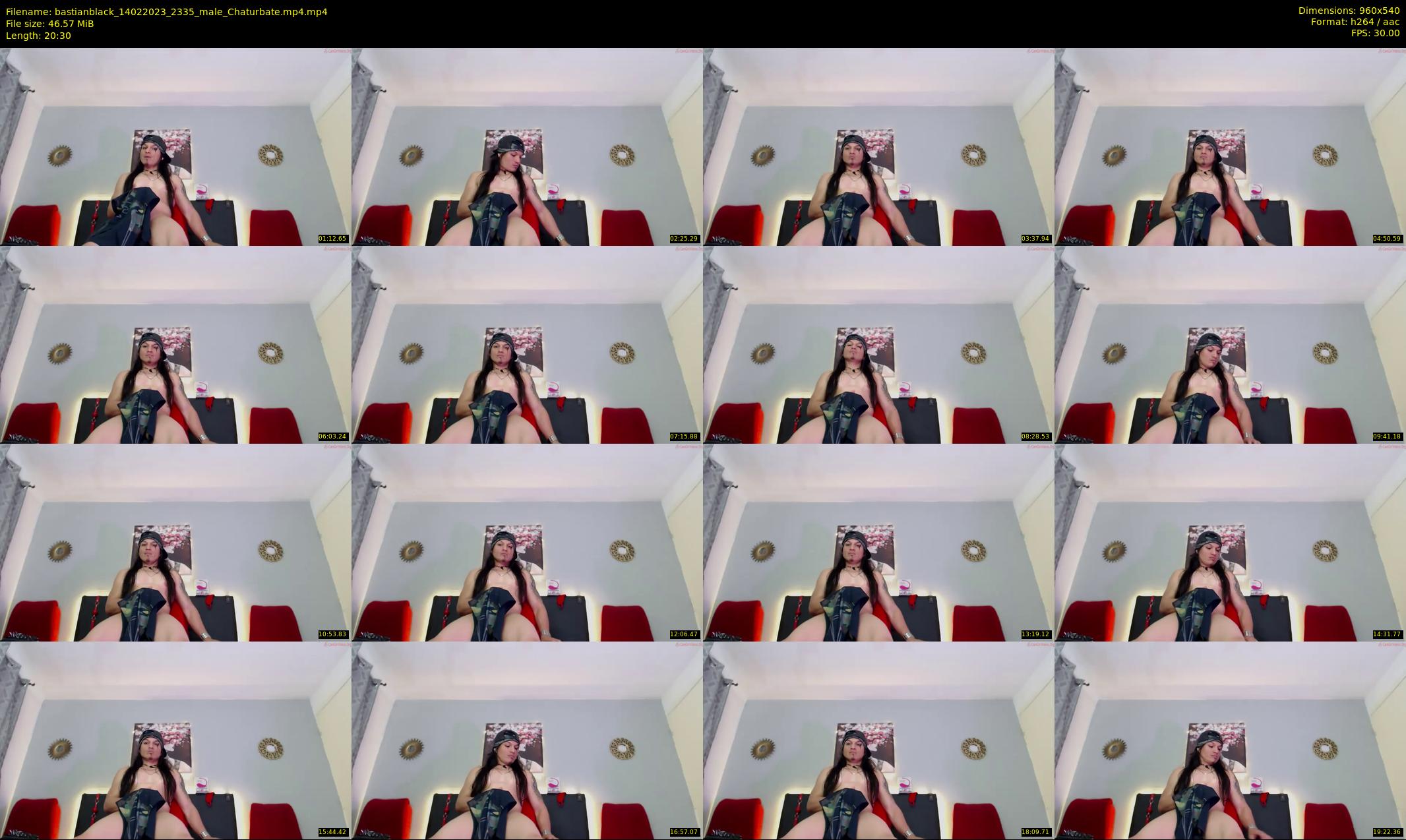 bastianblack — 21 minute Chaturbate male cam show recording, 480p, Feb 14, 2023