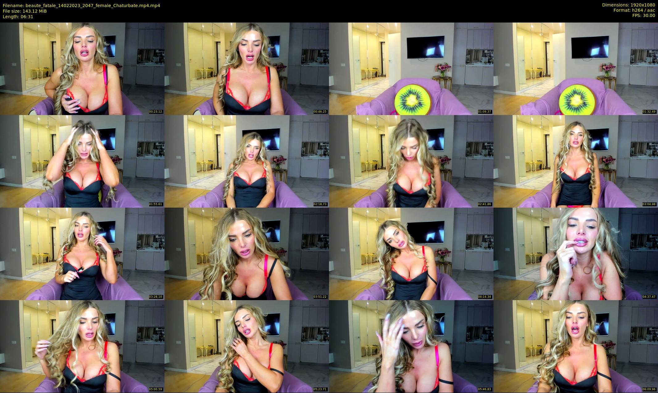 beaute_fatale — 7 minute Chaturbate female cam show recording, 1080p, Feb 14, 2023
