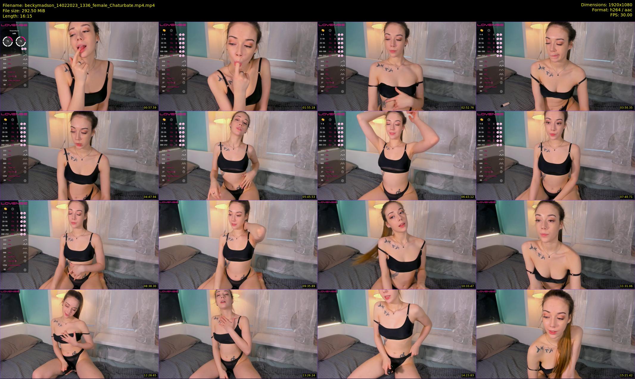 beckymadson — 17 minute Chaturbate female cam show recording, 1080p, Feb 14, 2023
