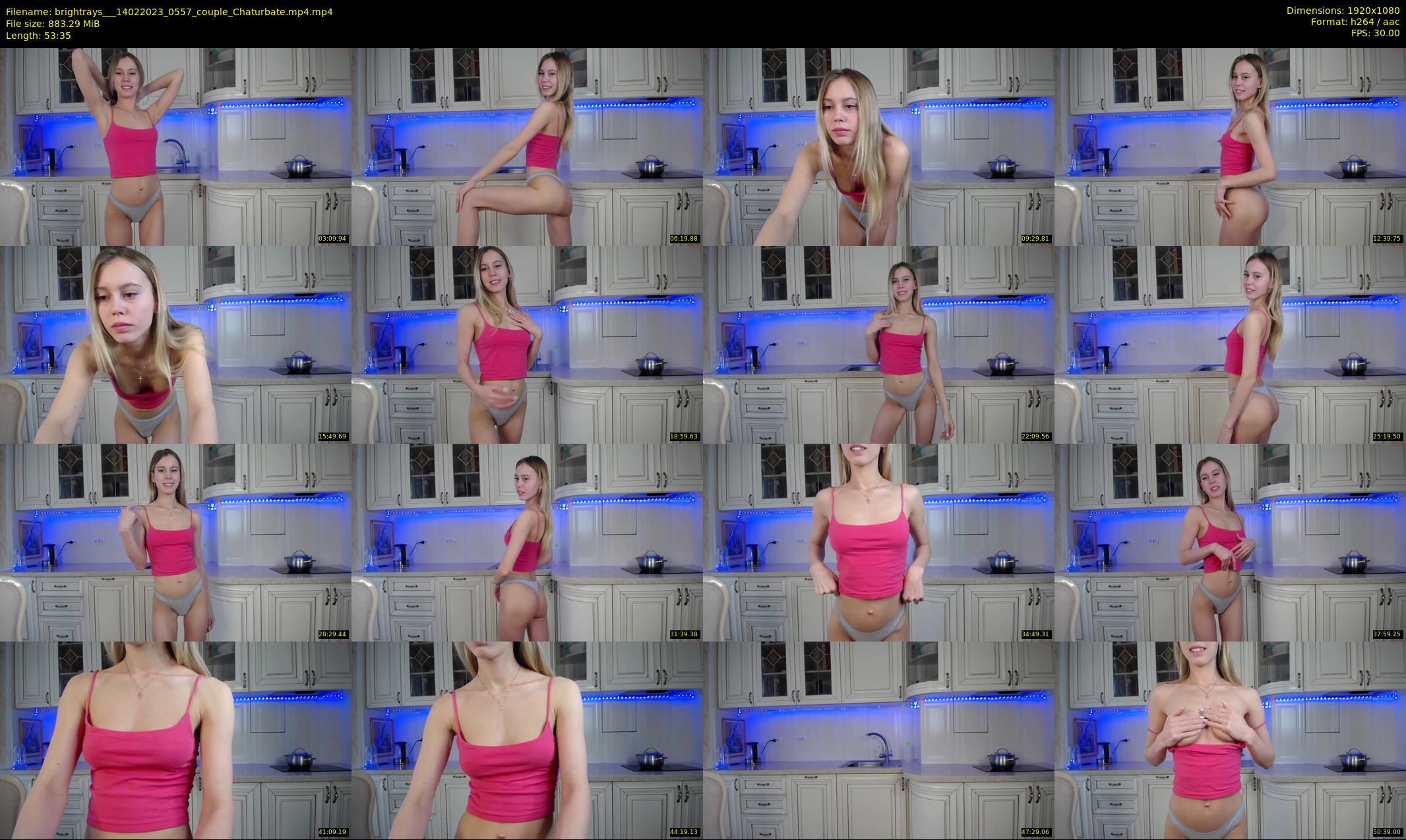 brightrays__ — 54 minute Chaturbate female cam show recording, 1080p, Feb 14, 2023