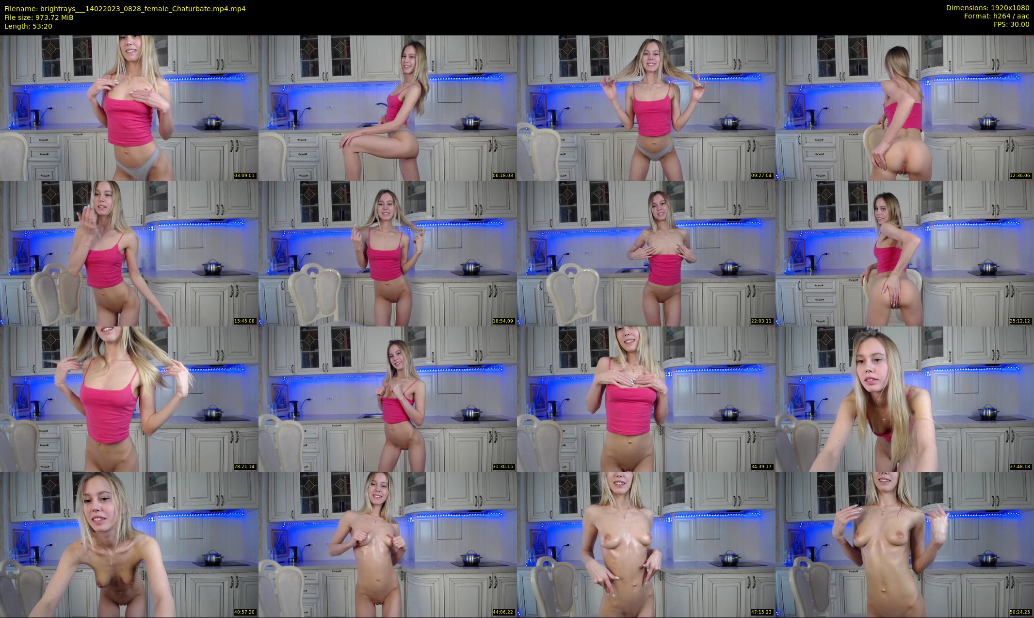 brightrays__ — 54 minute Chaturbate female cam show recording, 1080p, Feb 14, 2023