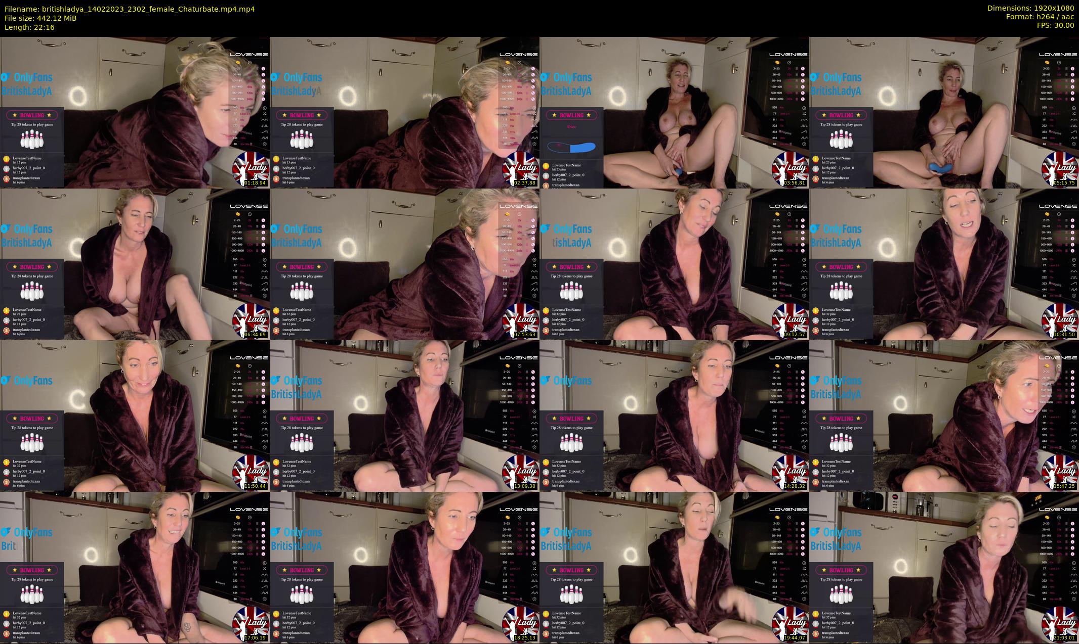 britishladya — 23 minute Chaturbate female cam show recording, 1080p, Feb 14, 2023