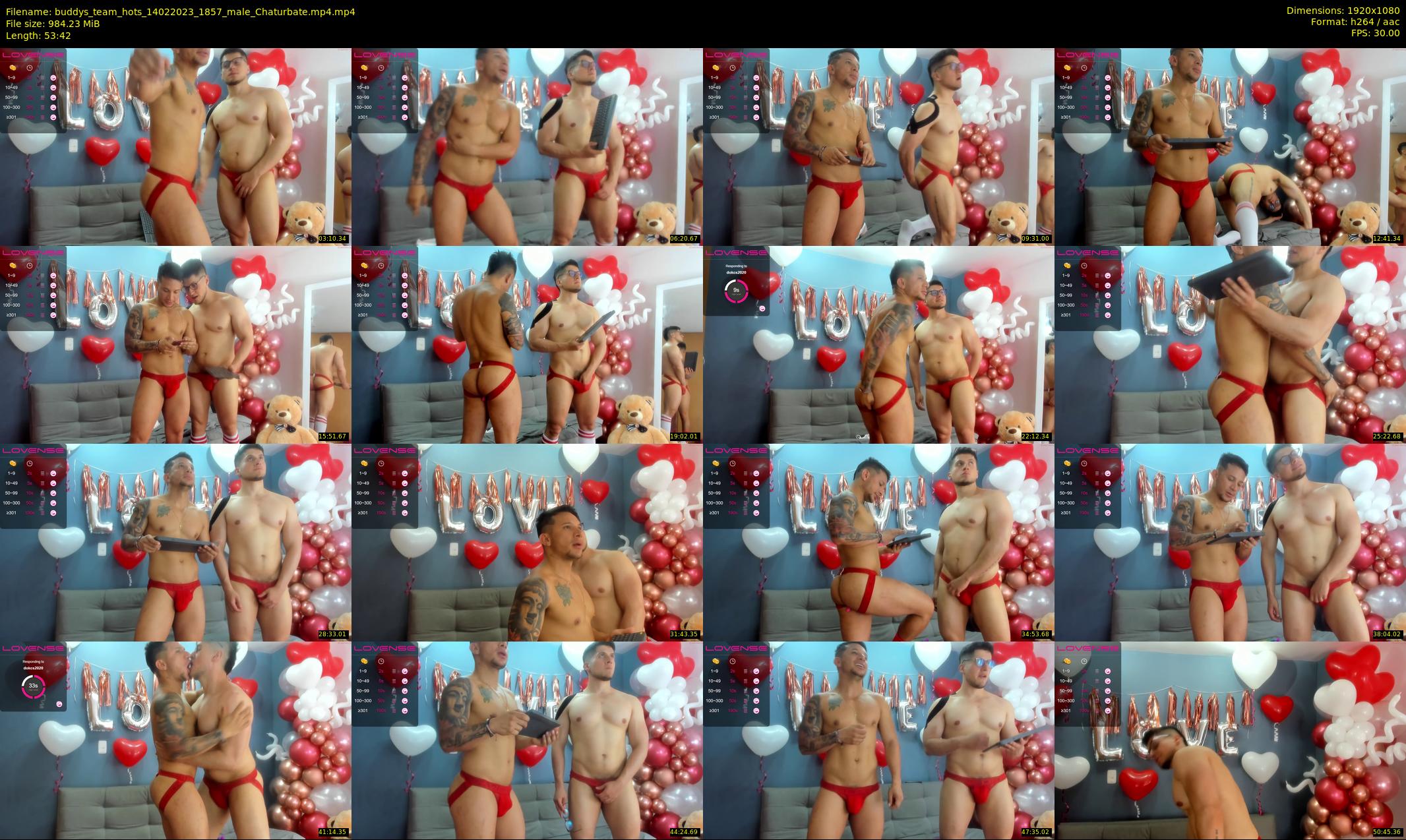buddys_team_hots — 54 minute Chaturbate couple cam show recording, 1080p, Feb 14, 2023