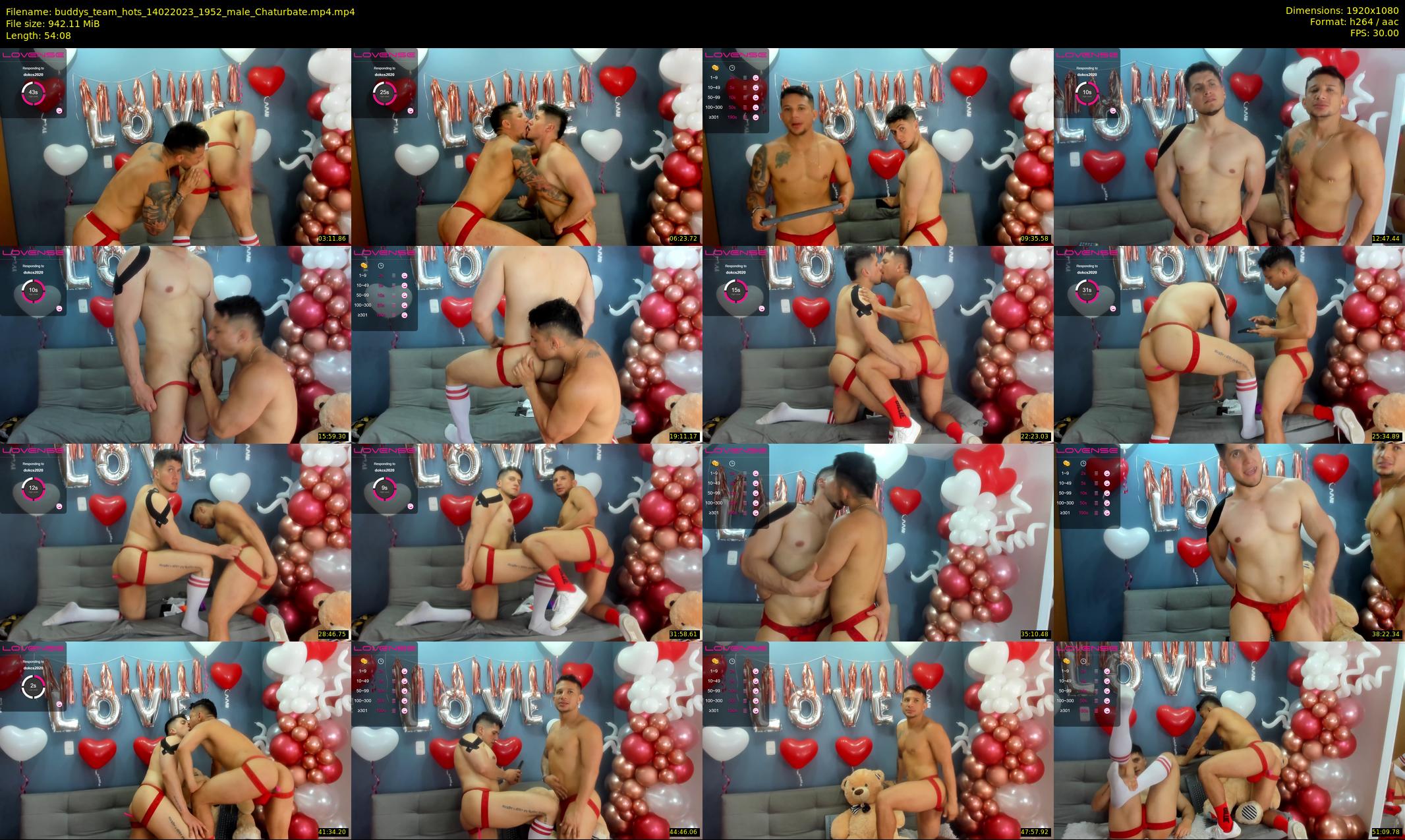 buddys_team_hots — 55 minute Chaturbate couple cam show recording, 1080p, Feb 14, 2023