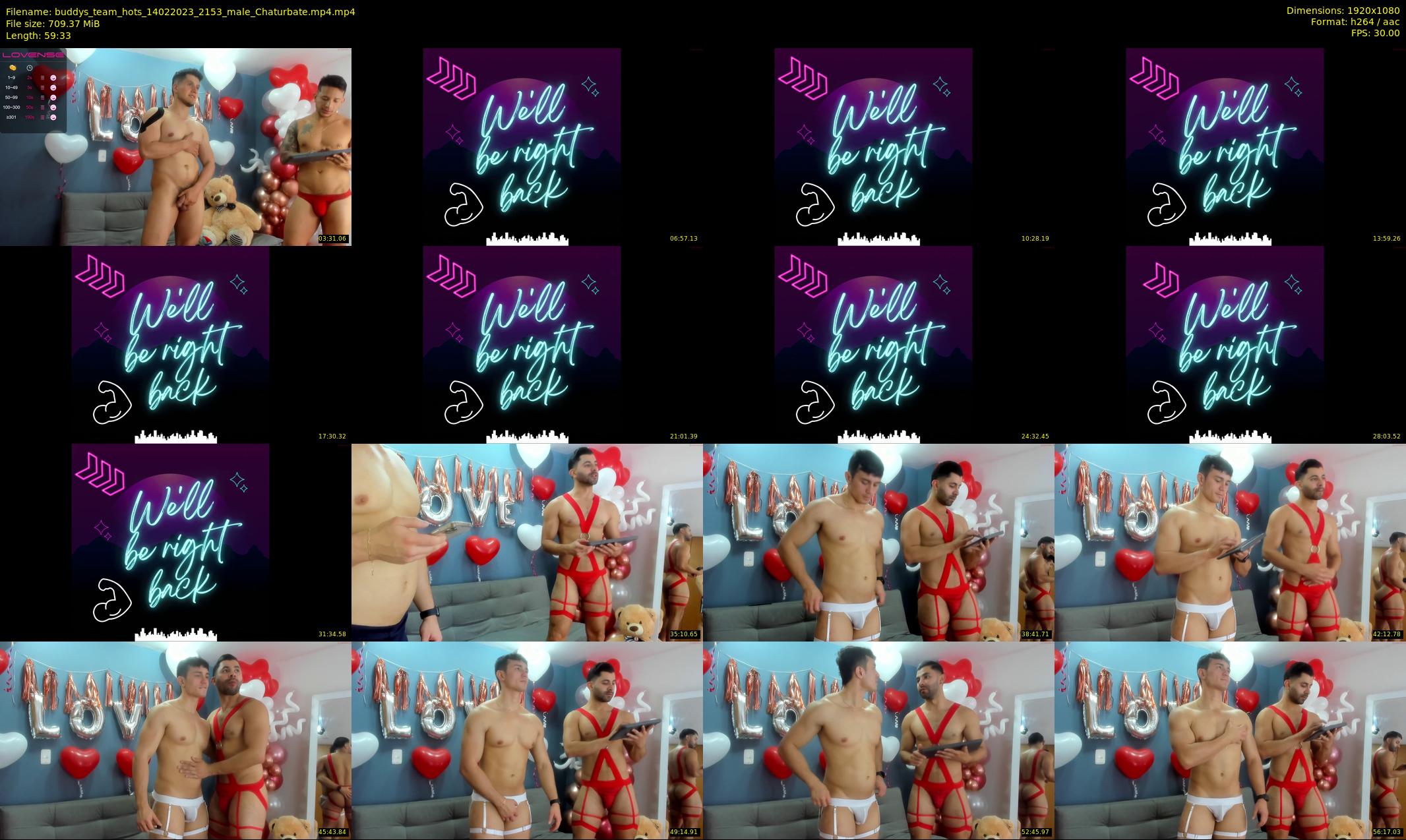 buddys_team_hots — 60 minute Chaturbate couple cam show recording, 1080p, Feb 14, 2023