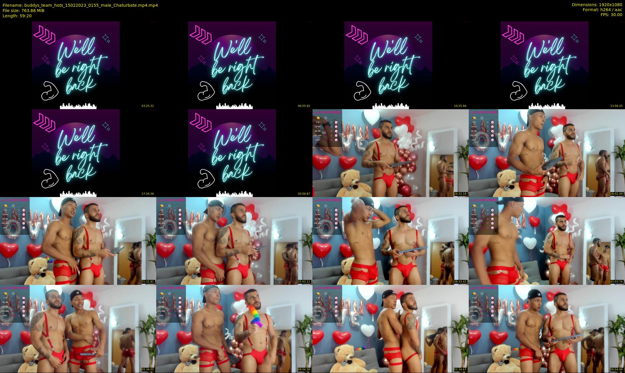 buddys_team_hots — 60 minute Chaturbate couple cam show recording, 1080p, Feb 15, 2023