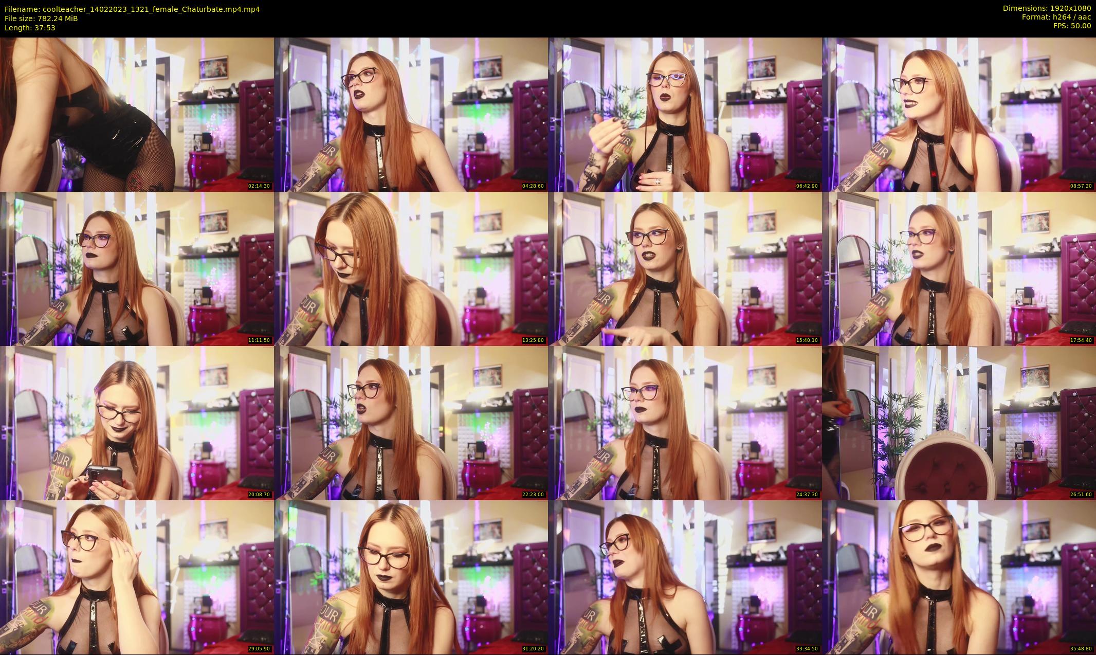 coolteacher — 38 minute Chaturbate female cam show recording, 1080p, Feb 14, 2023