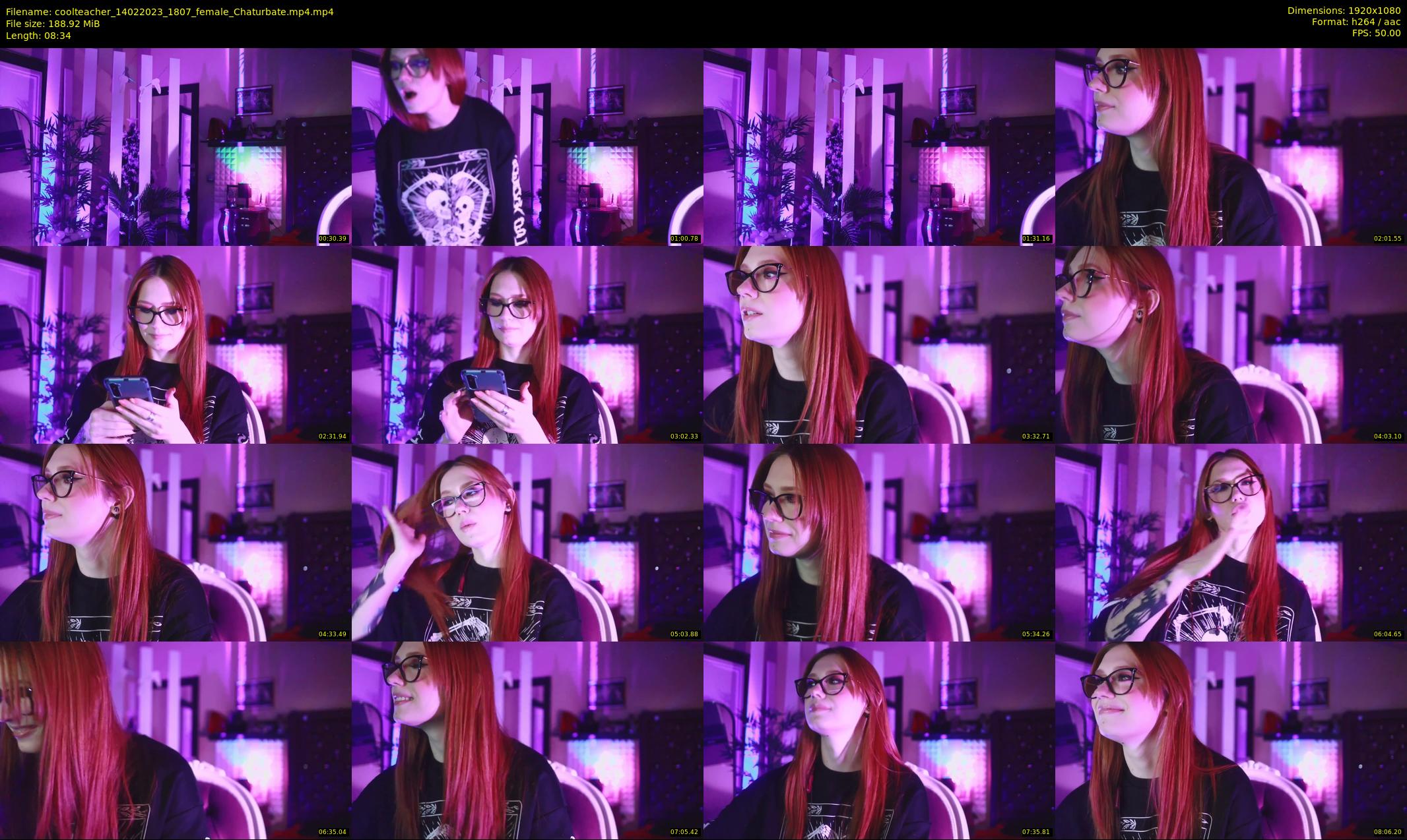 coolteacher — 9 minute Chaturbate female cam show recording, 1080p, Feb 14, 2023