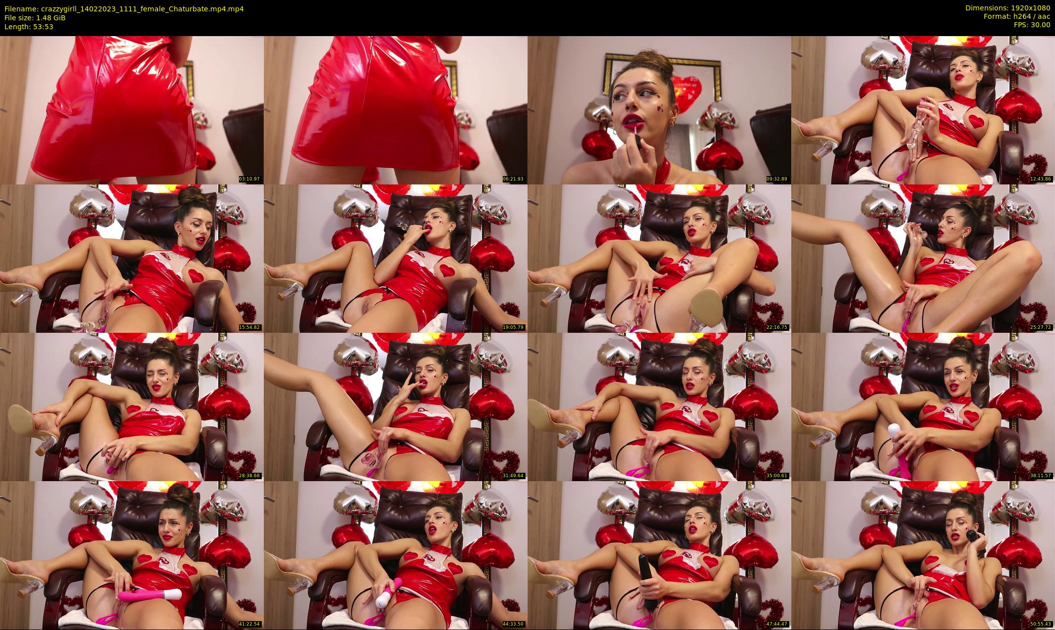 crazzygirll — 54 minute Chaturbate female cam show recording, 1080p, Feb 14, 2023