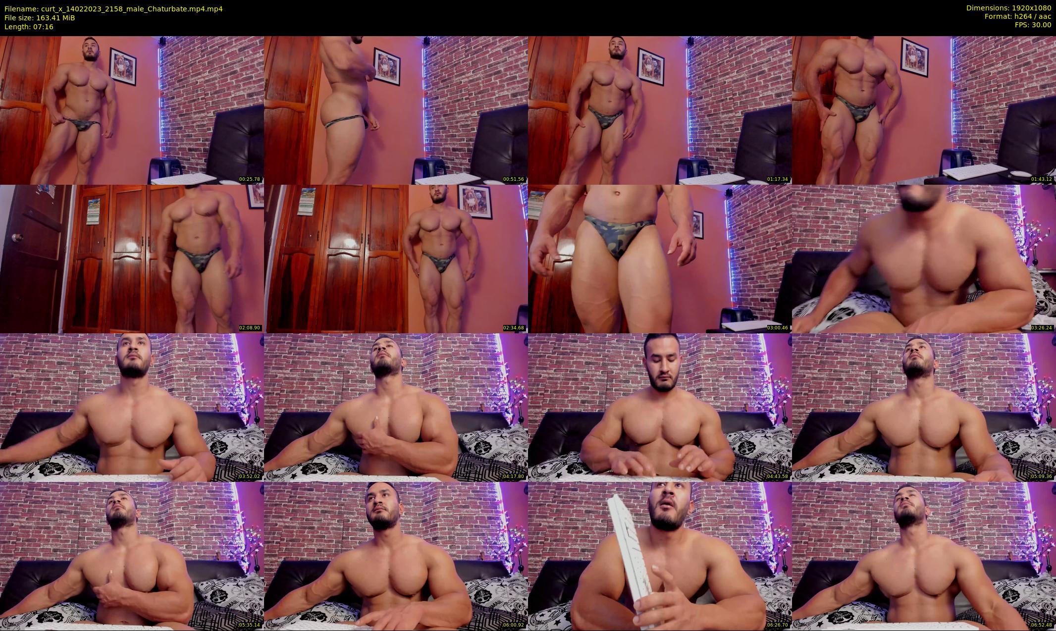 curt_x — 8 minute Chaturbate male cam show recording, 1080p, Feb 14, 2023