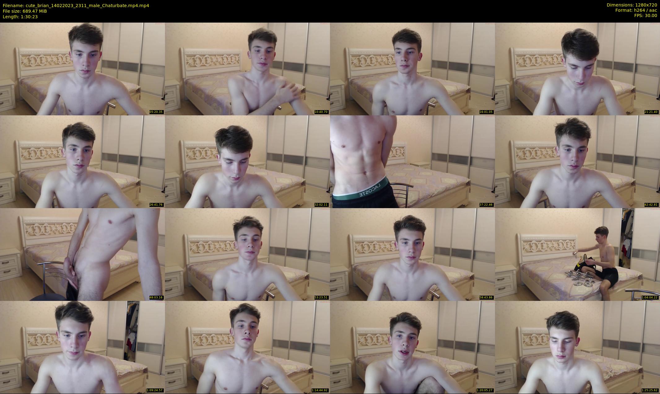 cute_brian — 91 minute Chaturbate male cam show recording, 720p, Feb 14, 2023