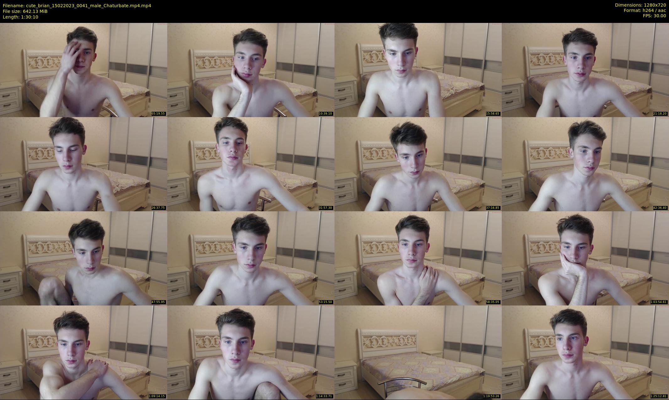 cute_brian — 91 minute Chaturbate male cam show recording, 720p, Feb 15, 2023