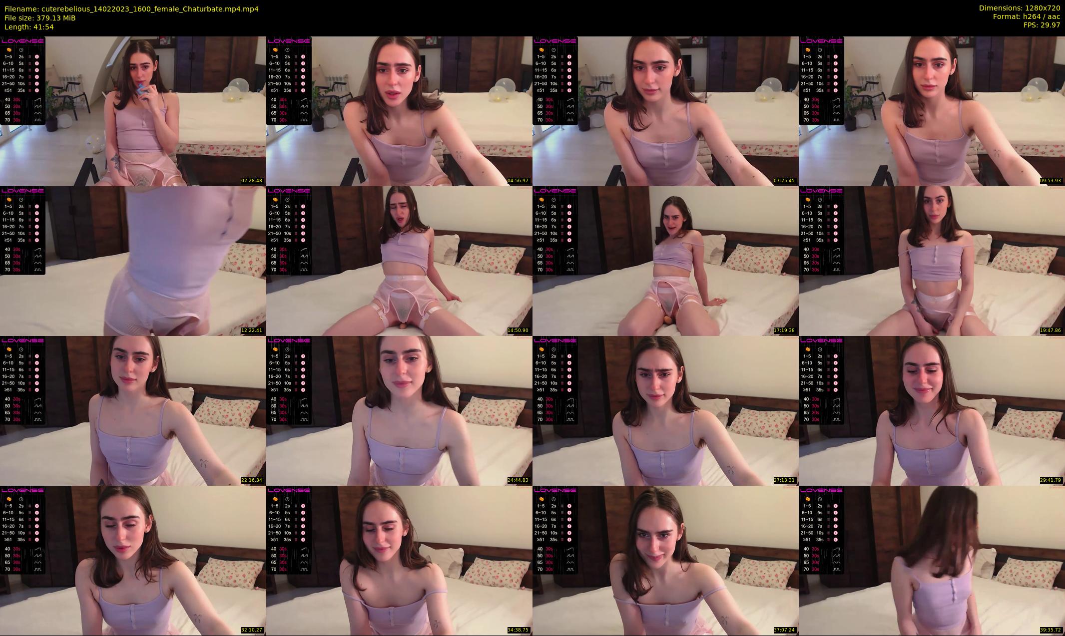 cuterebelious — 42 minute Chaturbate female cam show recording, 720p, Feb 14, 2023