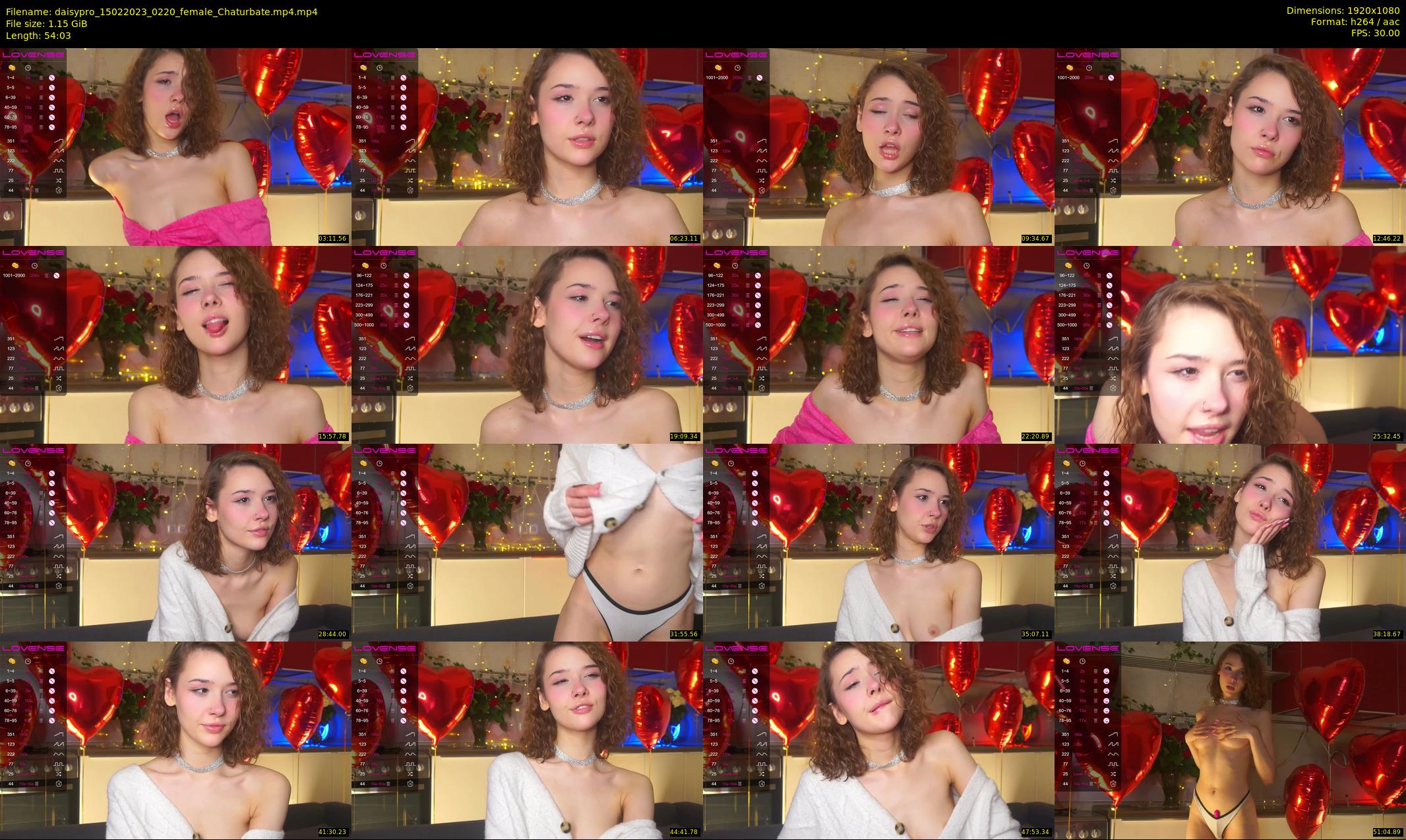 daisypro — 55 minute Chaturbate couple cam show recording, 1080p, Feb 15, 2023