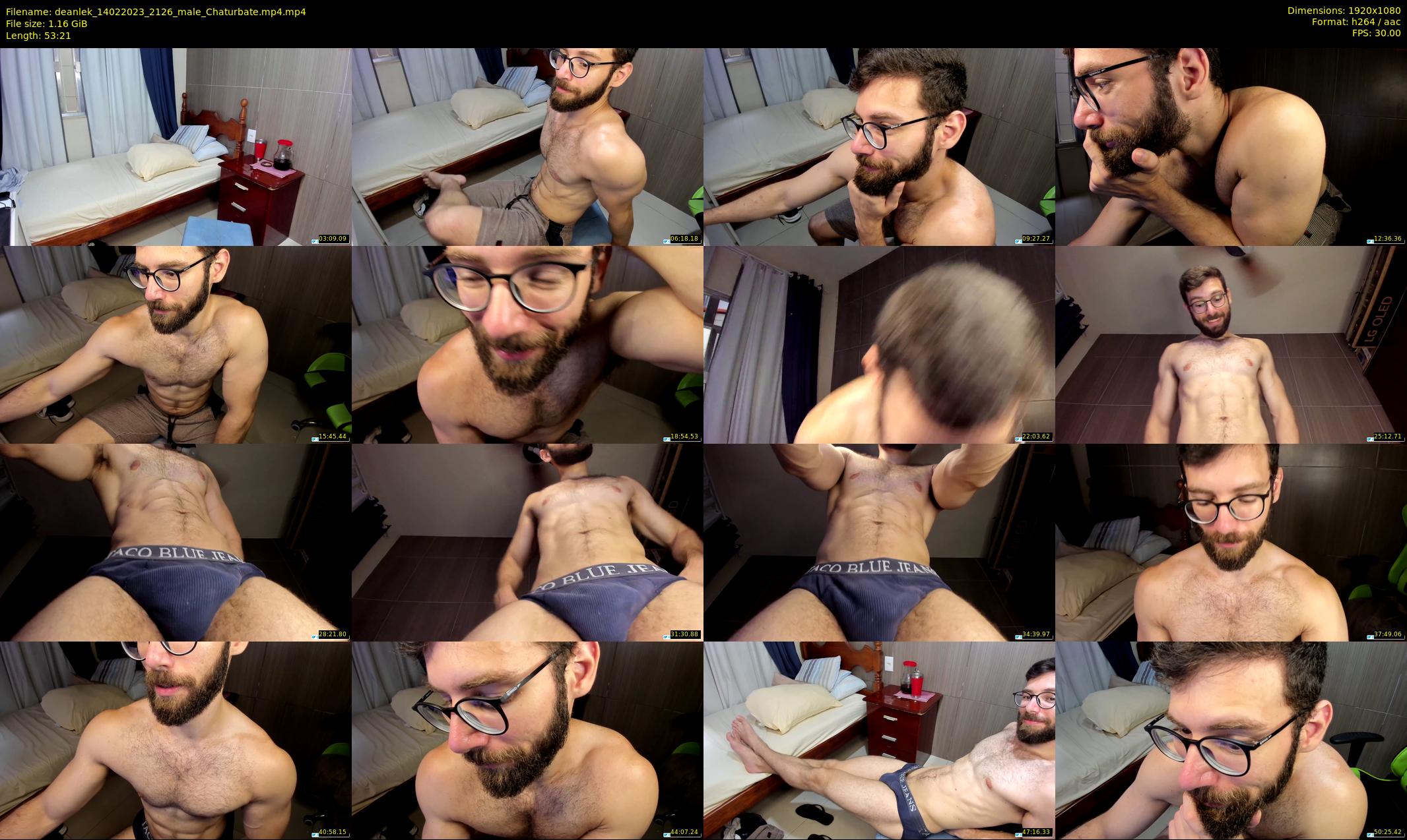 deanlek — 54 minute Chaturbate male cam show recording, 1080p, Feb 14, 2023
