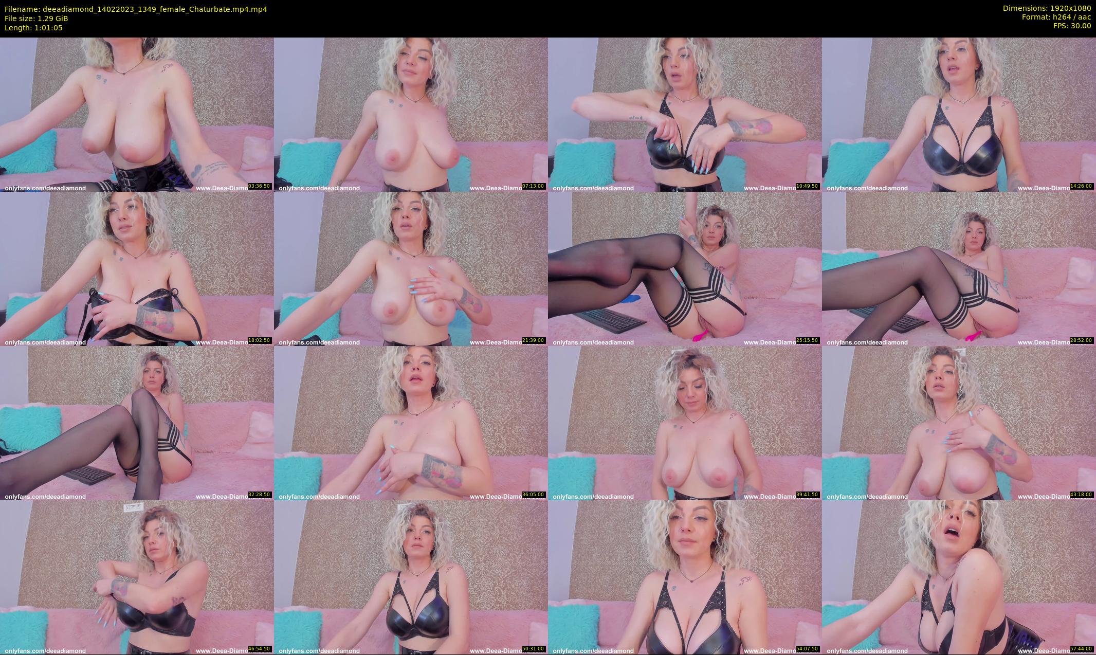 deeadiamond — 62 minute Chaturbate female cam show recording, 1080p, Feb 14, 2023