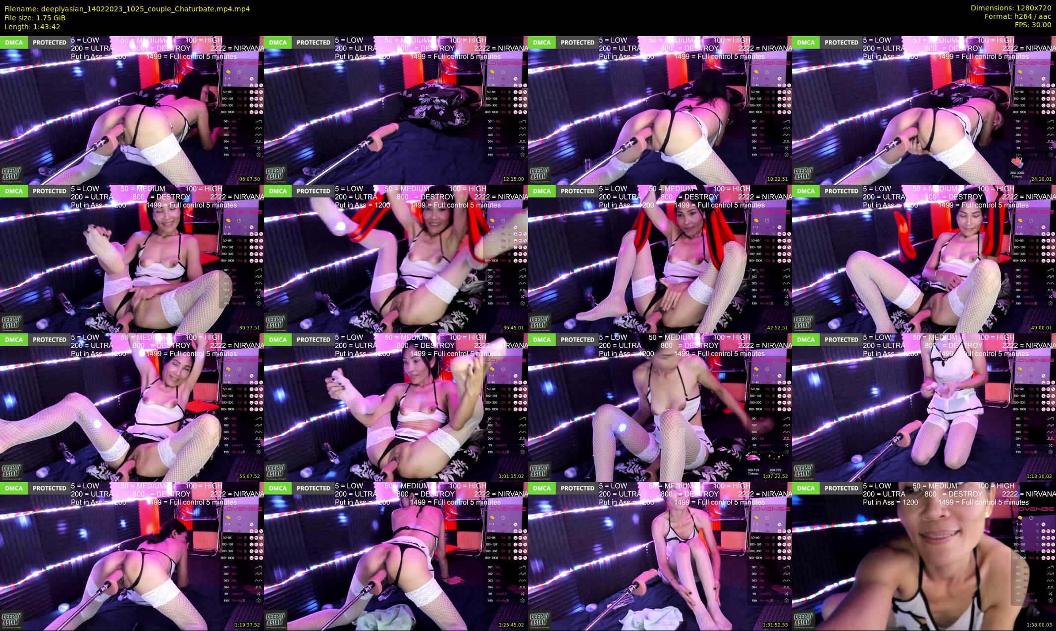 deeplyasian — 104 minute Chaturbate couple cam show recording, 720p, Feb 14, 2023