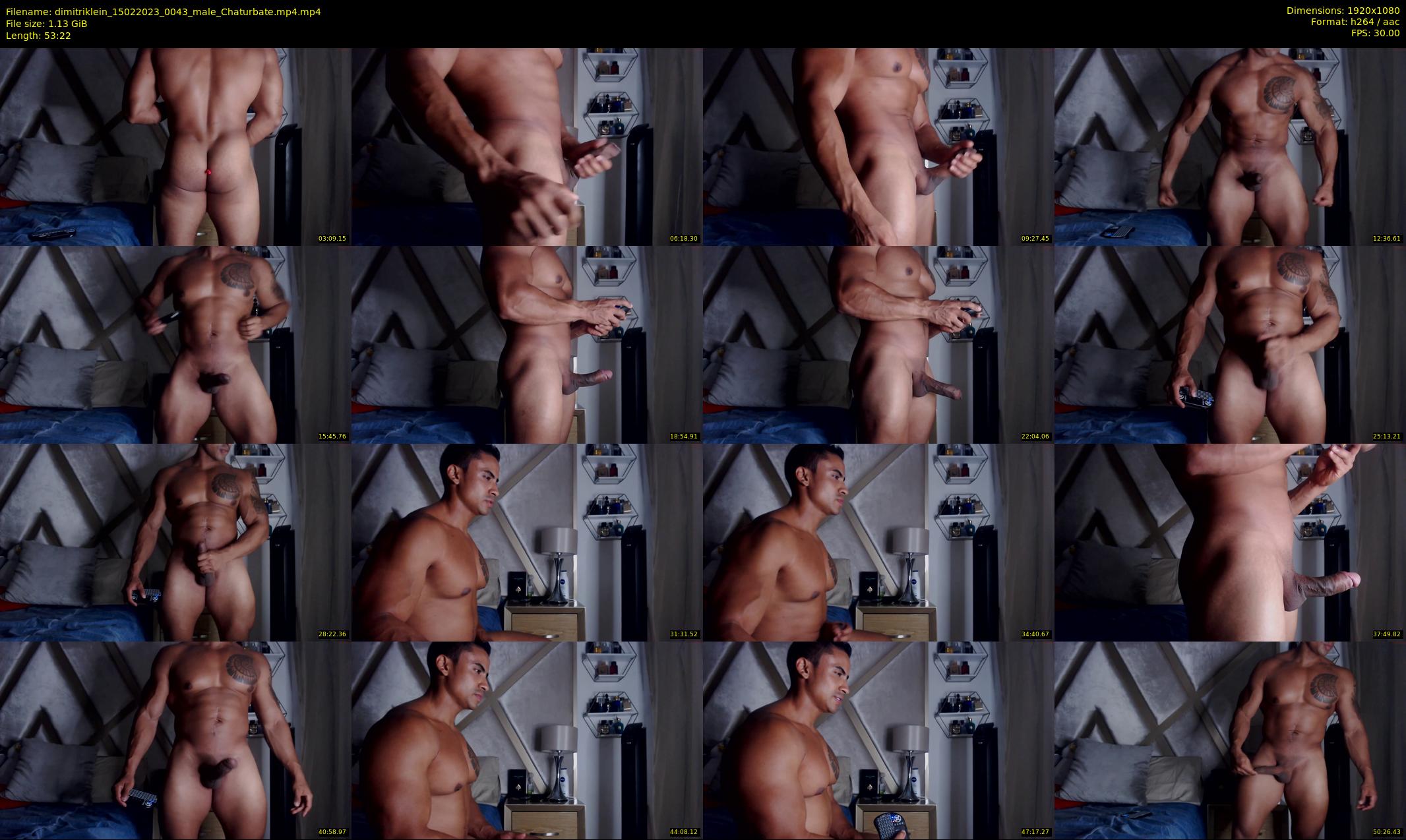 dimitriklein — 54 minute Chaturbate male cam show recording, 1080p, Feb 15, 2023