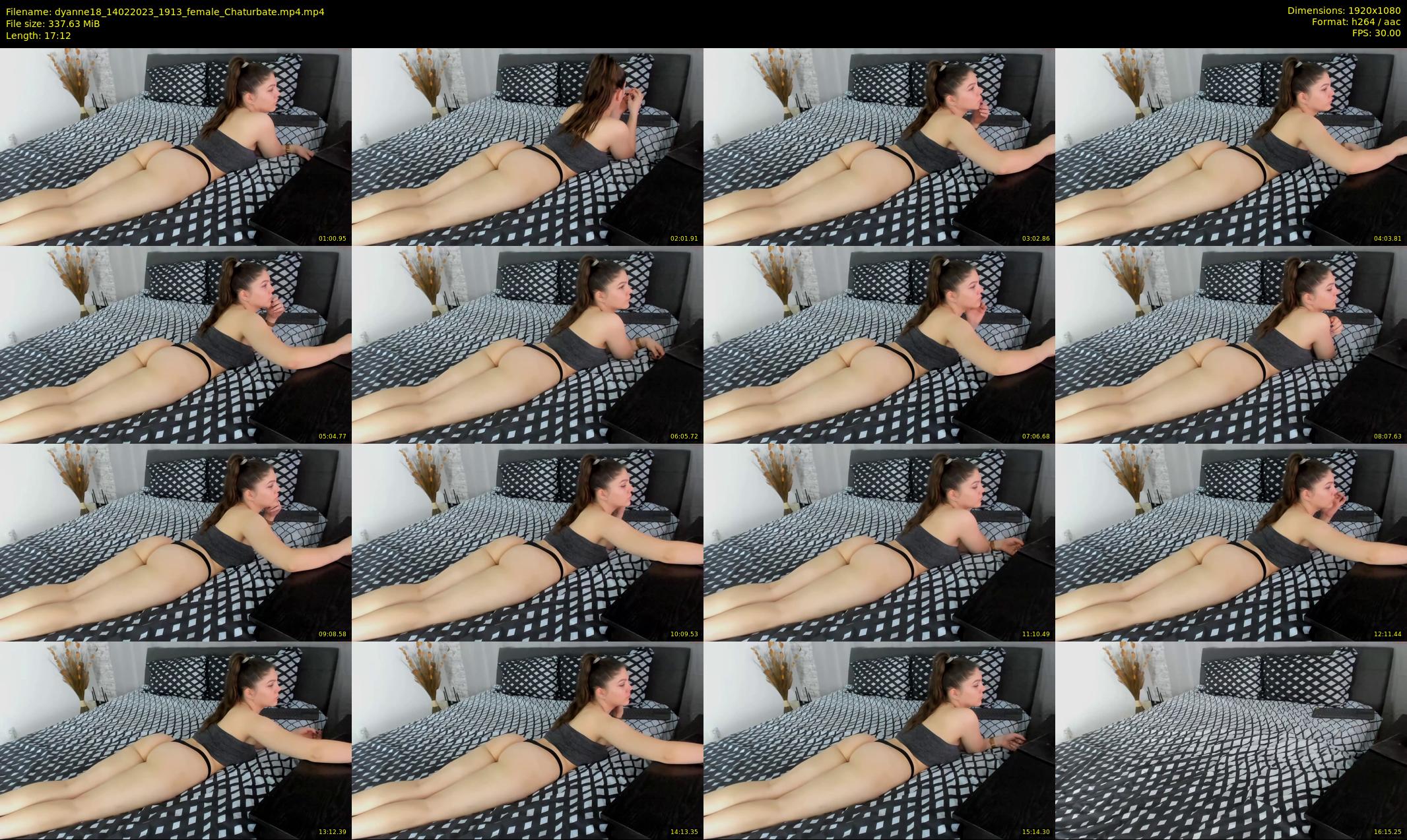 dyanne18 — 18 minute Chaturbate female cam show recording, 1080p, Feb 14, 2023