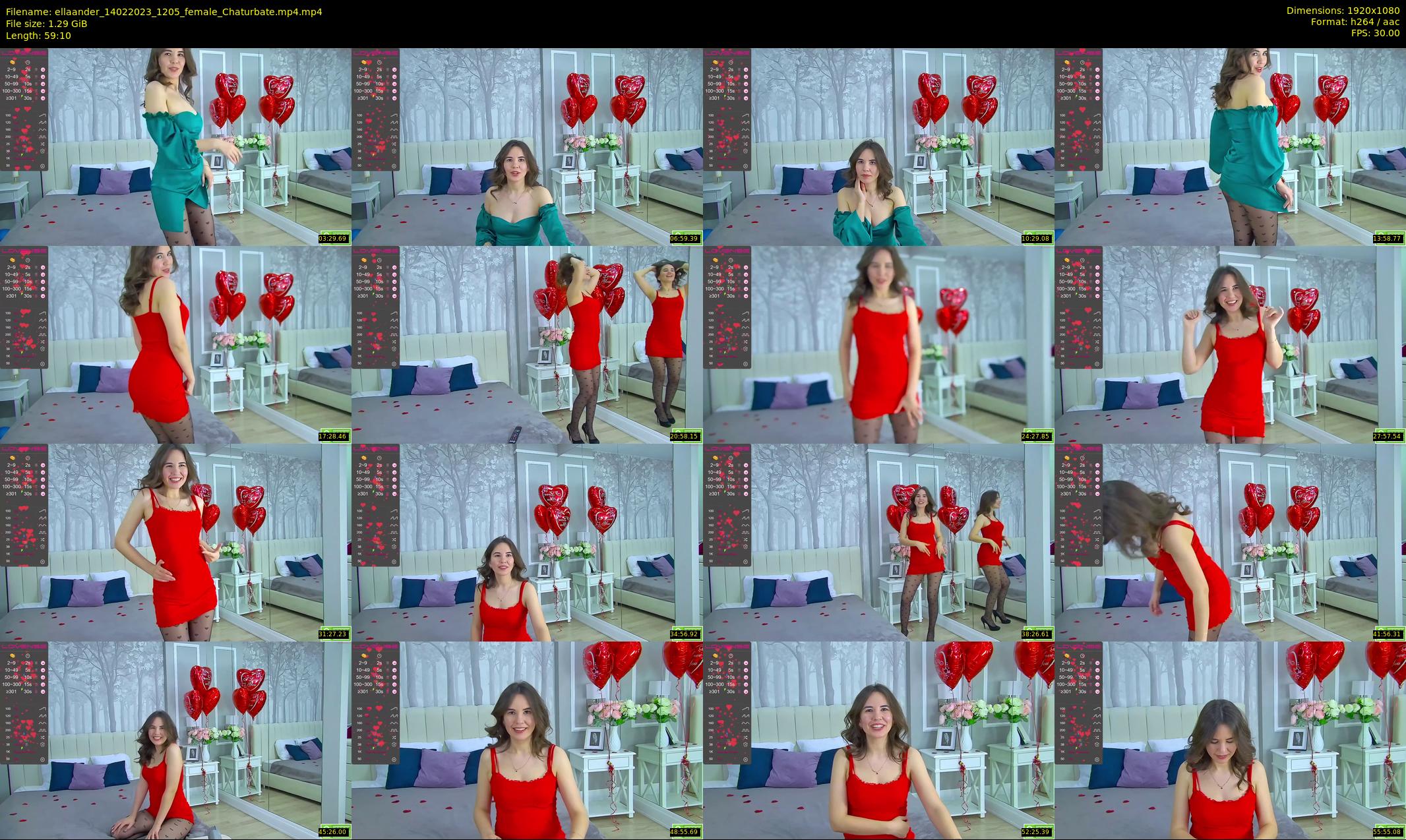ellaander — 60 minute Chaturbate female cam show recording, 1080p, Feb 14, 2023