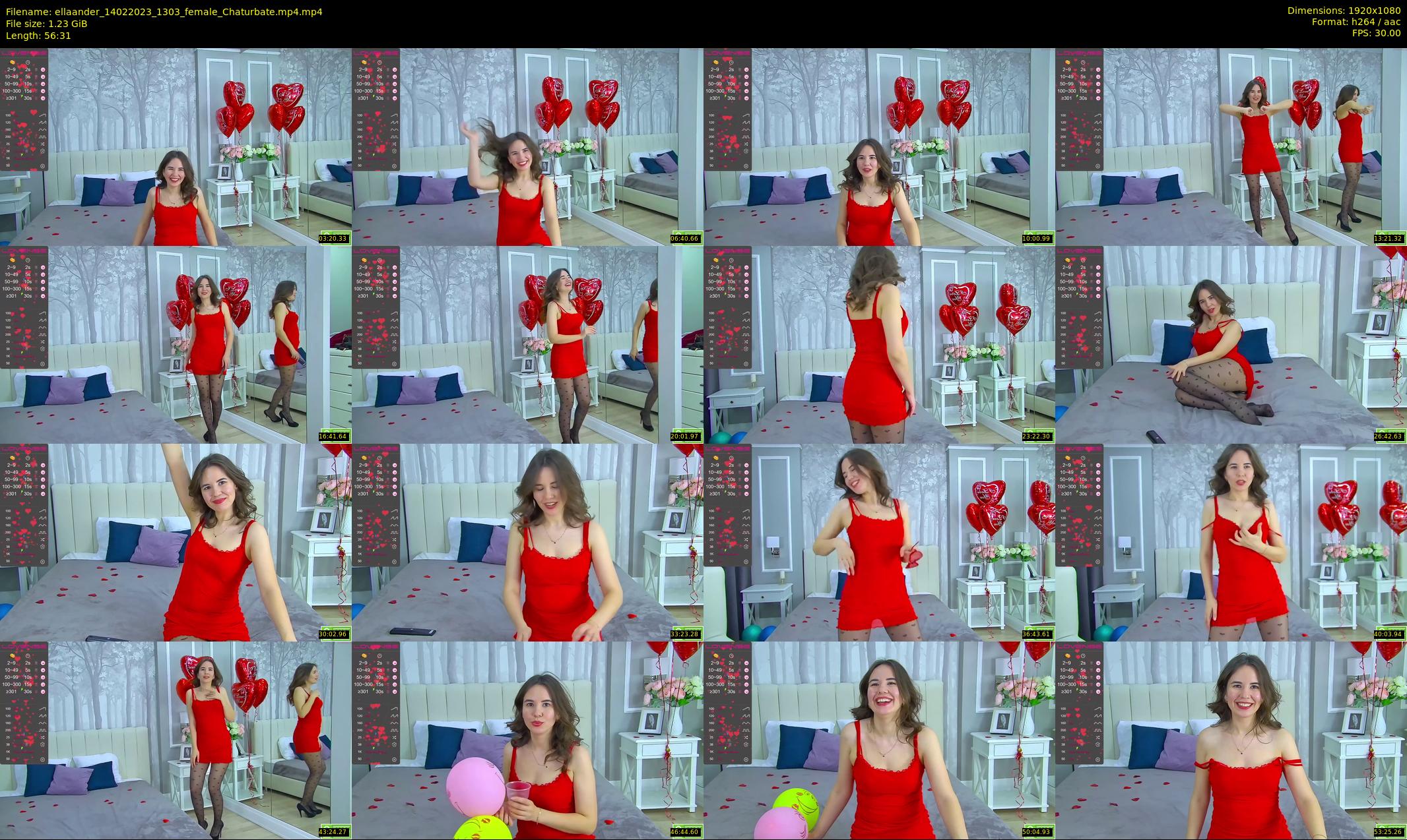 ellaander — 57 minute Chaturbate female cam show recording, 1080p, Feb 14, 2023