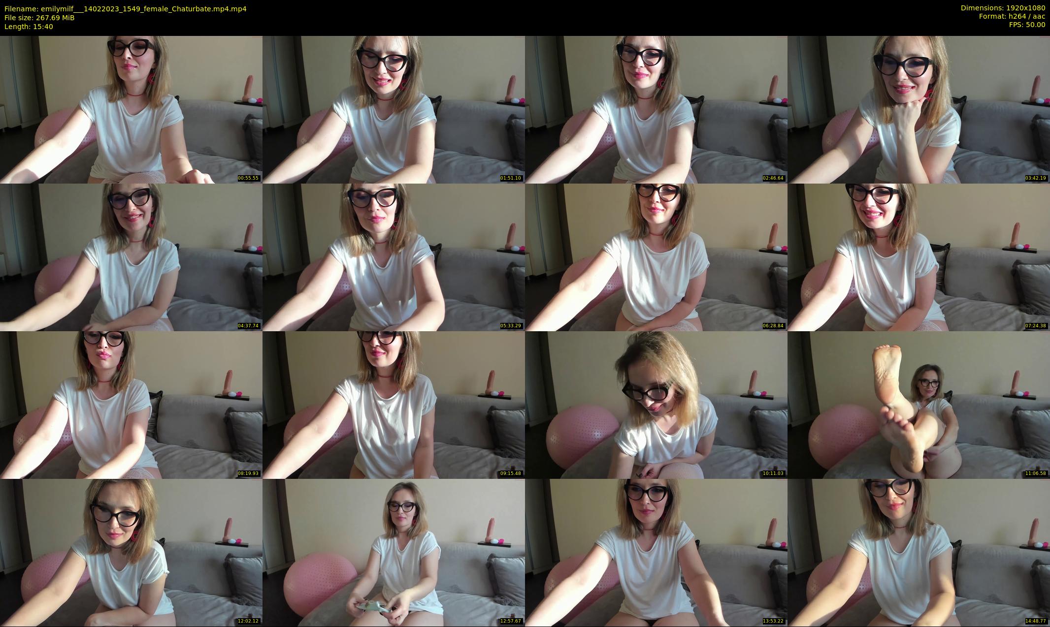 emilymilf__ — 16 minute Chaturbate female cam show recording, 1080p, Feb 14, 2023