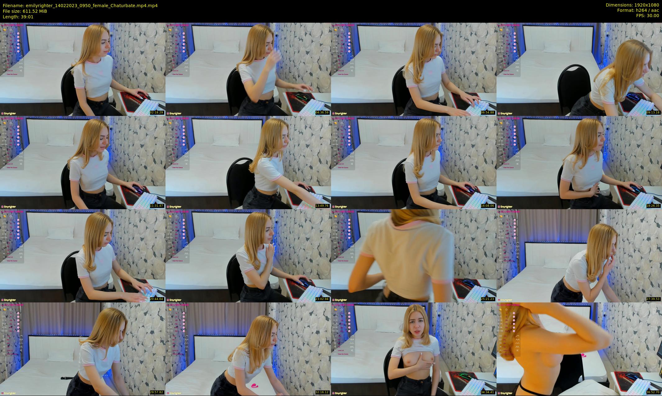 emilyrighter — 40 minute Chaturbate female cam show recording, 1080p, Feb 14, 2023