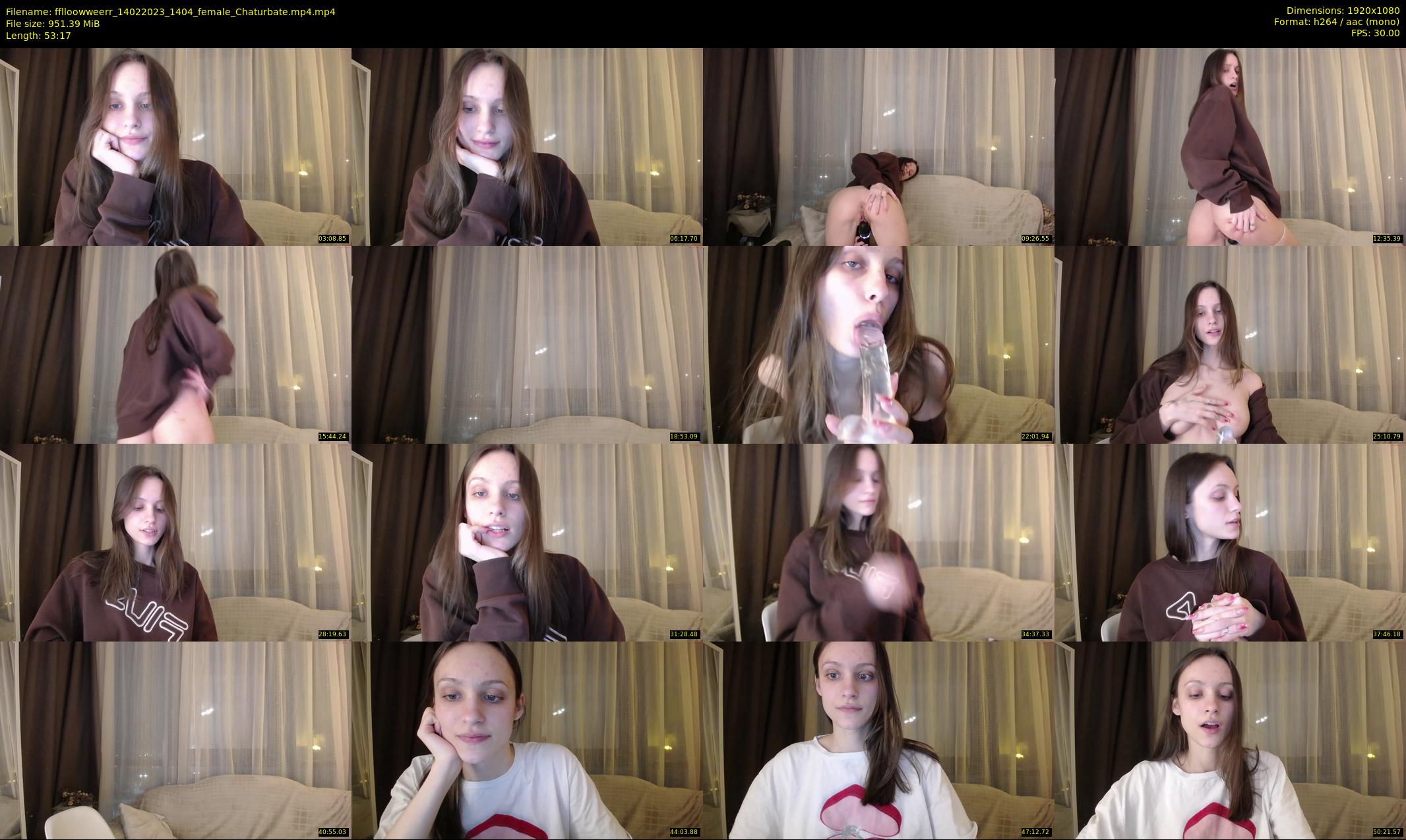 fflloowweerr — 54 minute Chaturbate couple cam show recording, 1080p, Feb 14, 2023