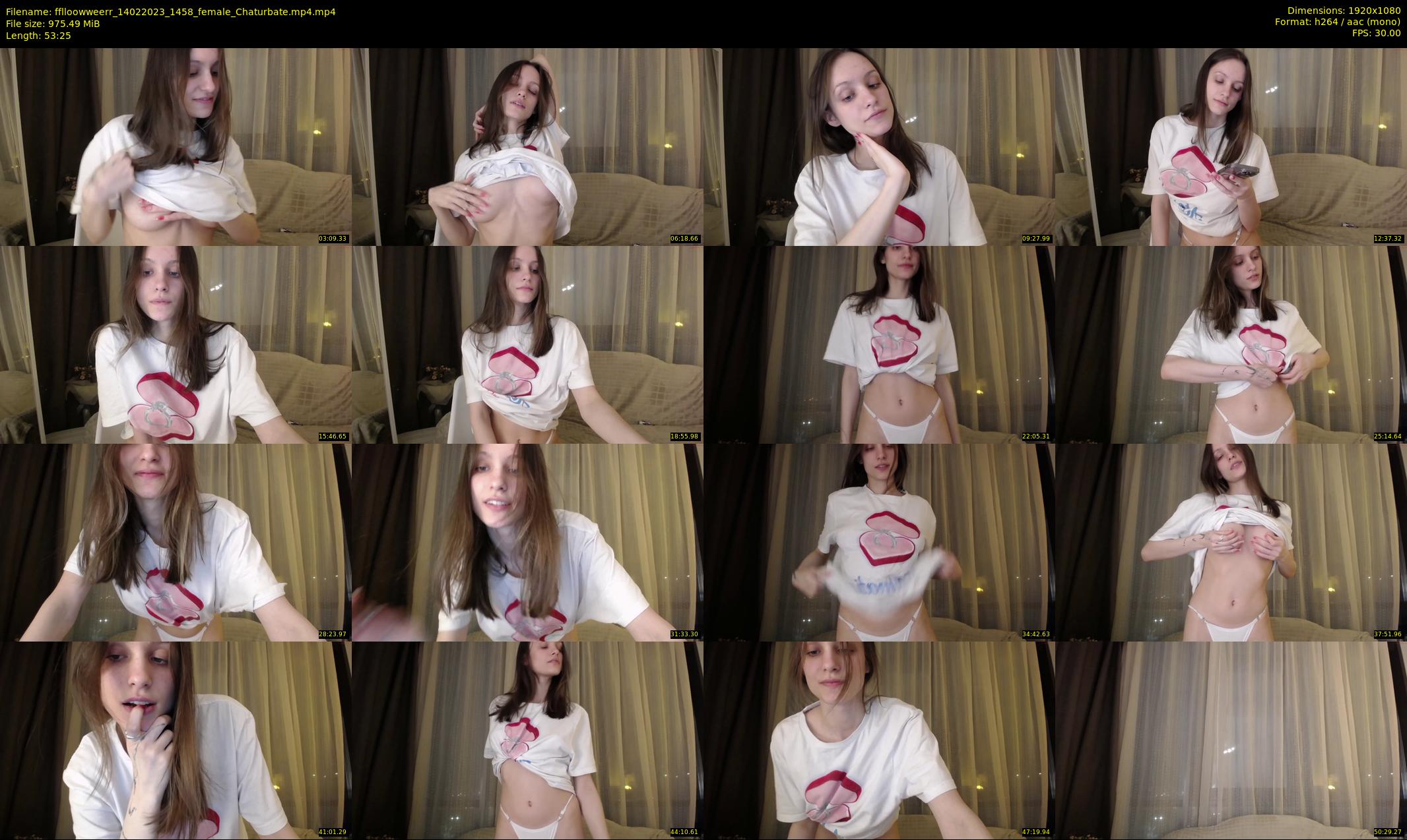 fflloowweerr — 54 minute Chaturbate couple cam show recording, 1080p, Feb 14, 2023