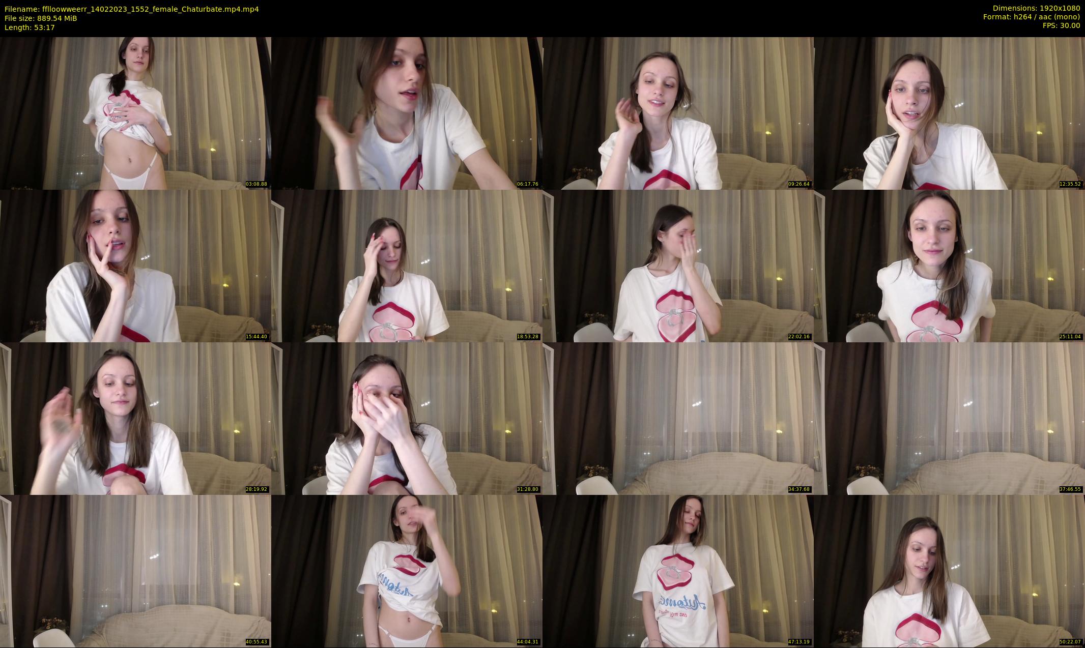 fflloowweerr — 54 minute Chaturbate couple cam show recording, 1080p, Feb 14, 2023