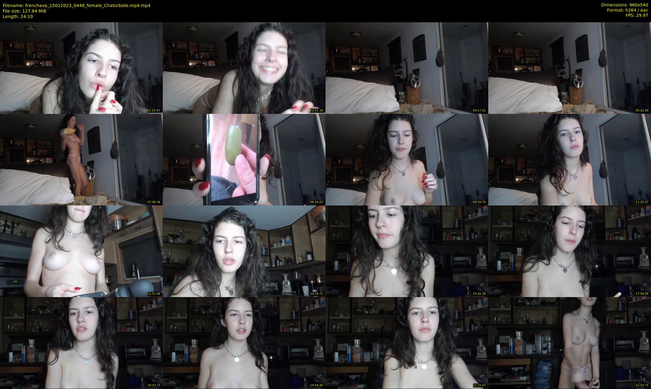 frenchava — 25 minute Chaturbate female cam show recording, 480p, Feb 15, 2023