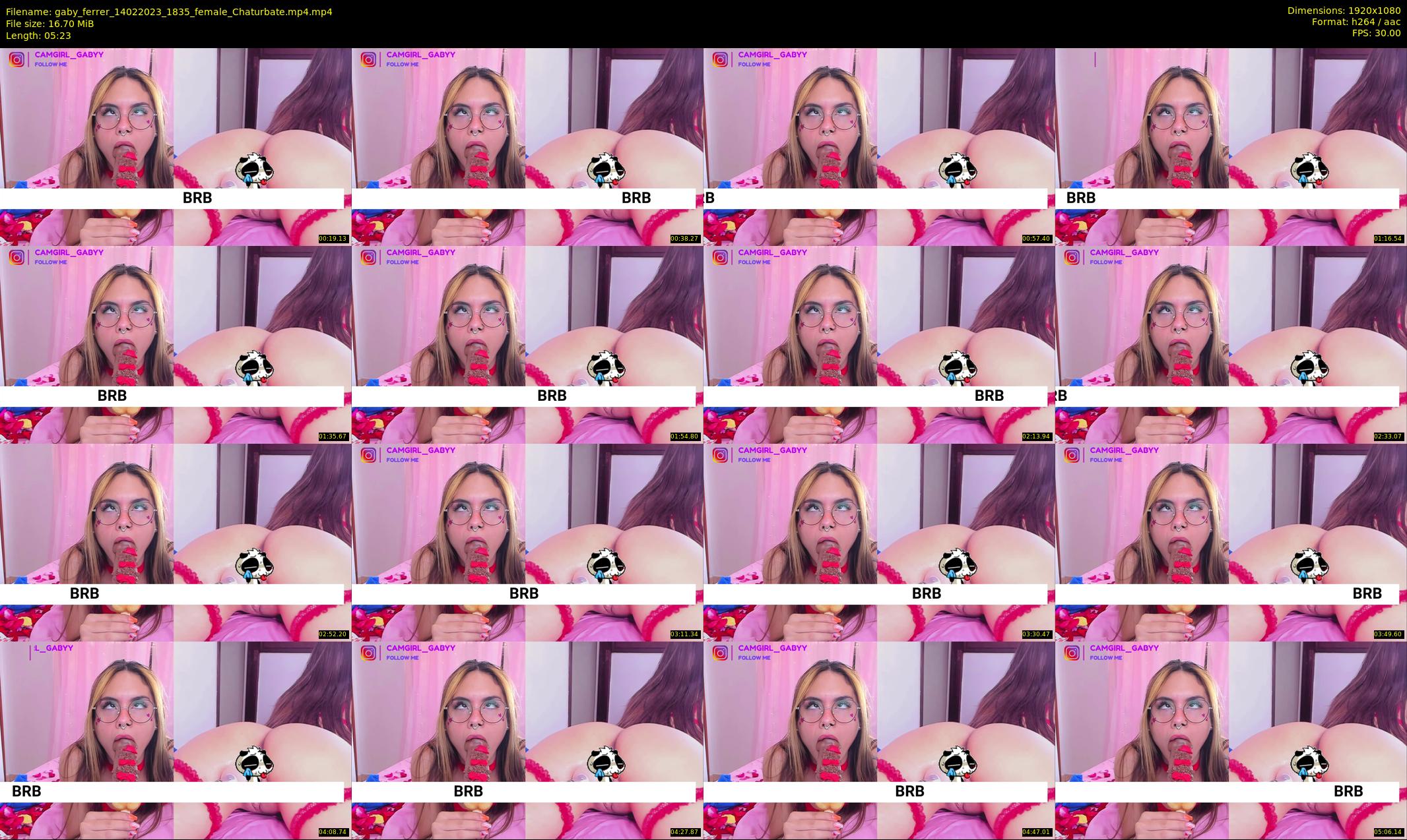 gaby_ferrer — 6 minute Chaturbate female cam show recording, 1080p, Feb 14, 2023