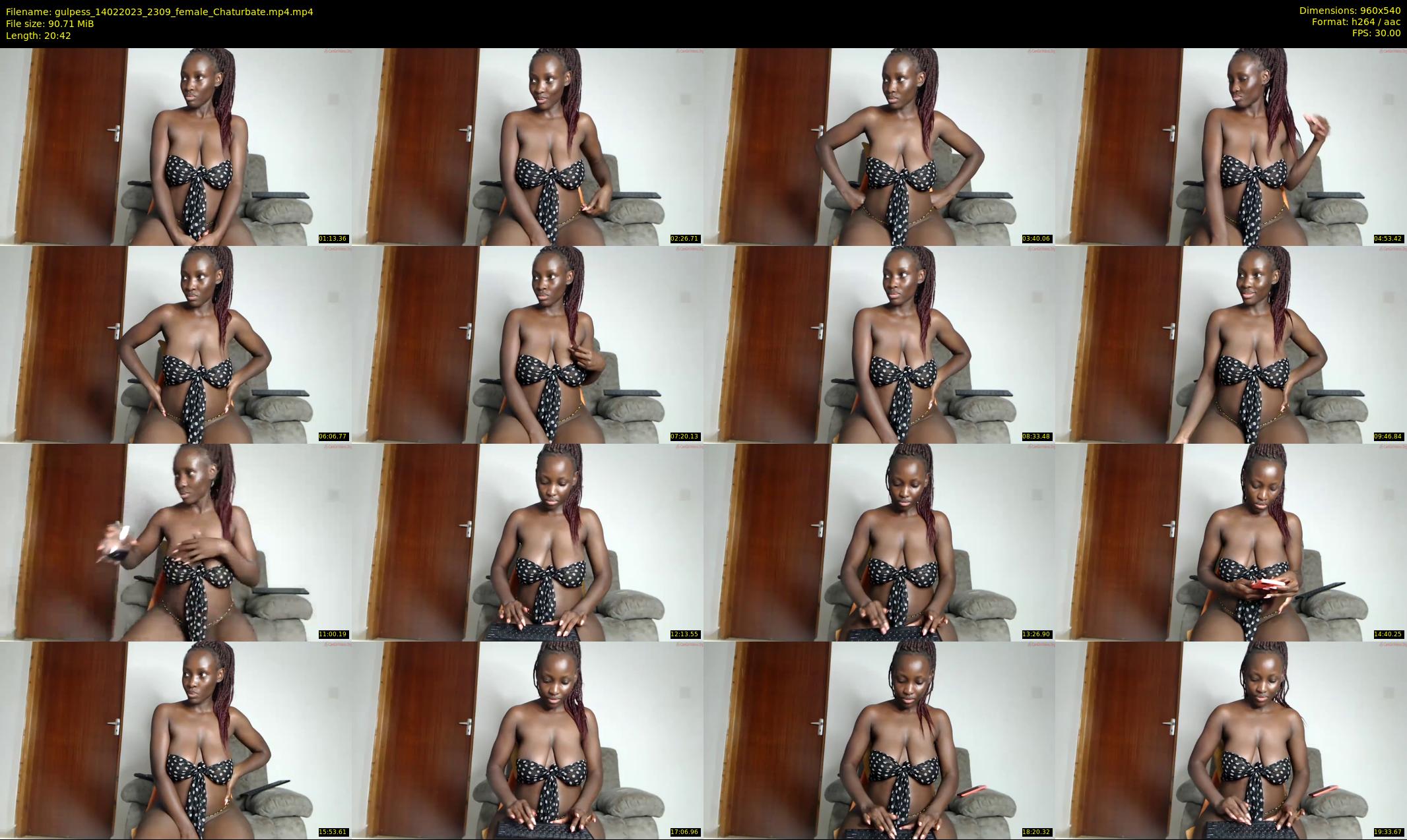 gulpess — 21 minute Chaturbate female cam show recording, 480p, Feb 14, 2023
