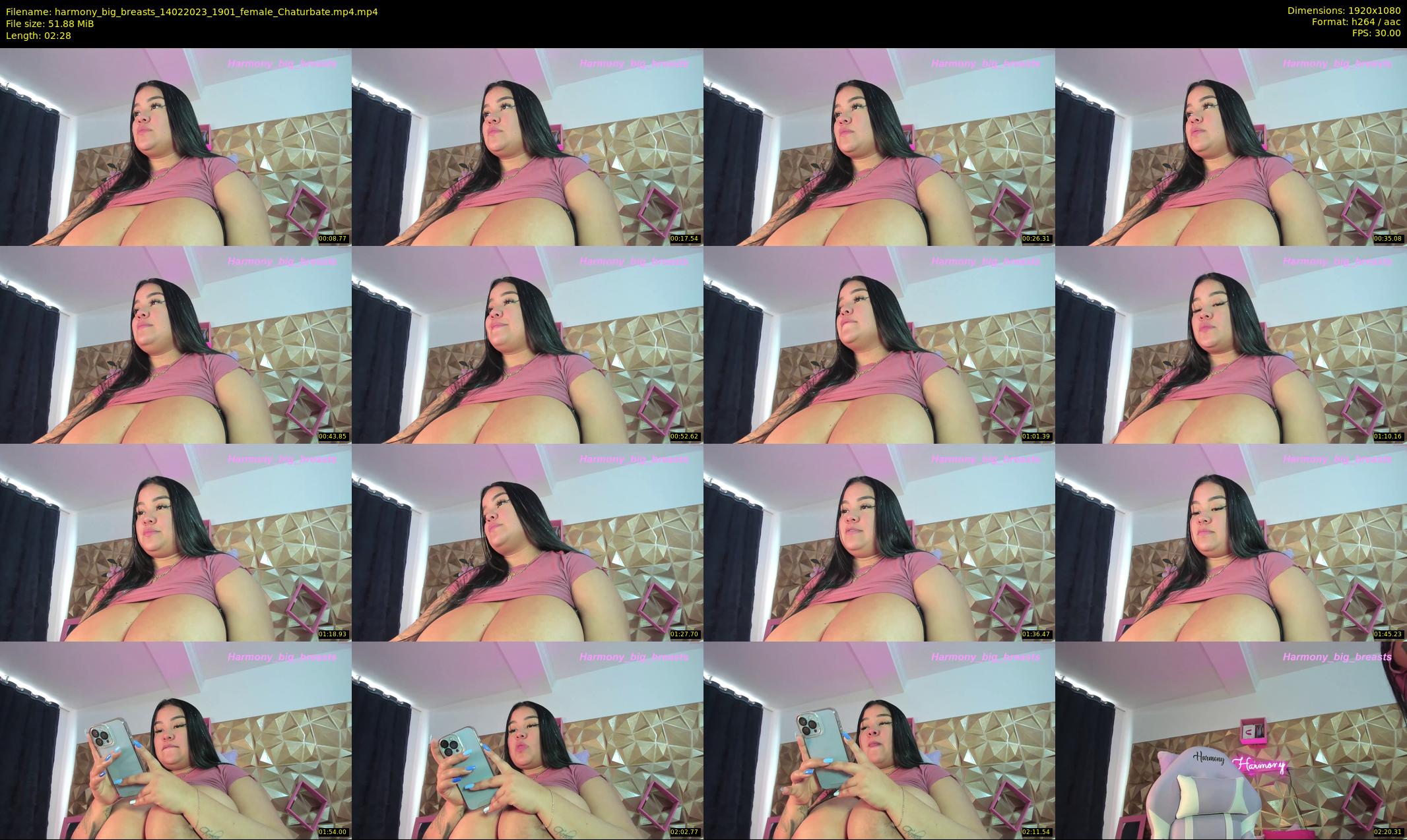 harmony_big_breasts — 3 minute Chaturbate female cam show recording, 1080p, Feb 14, 2023