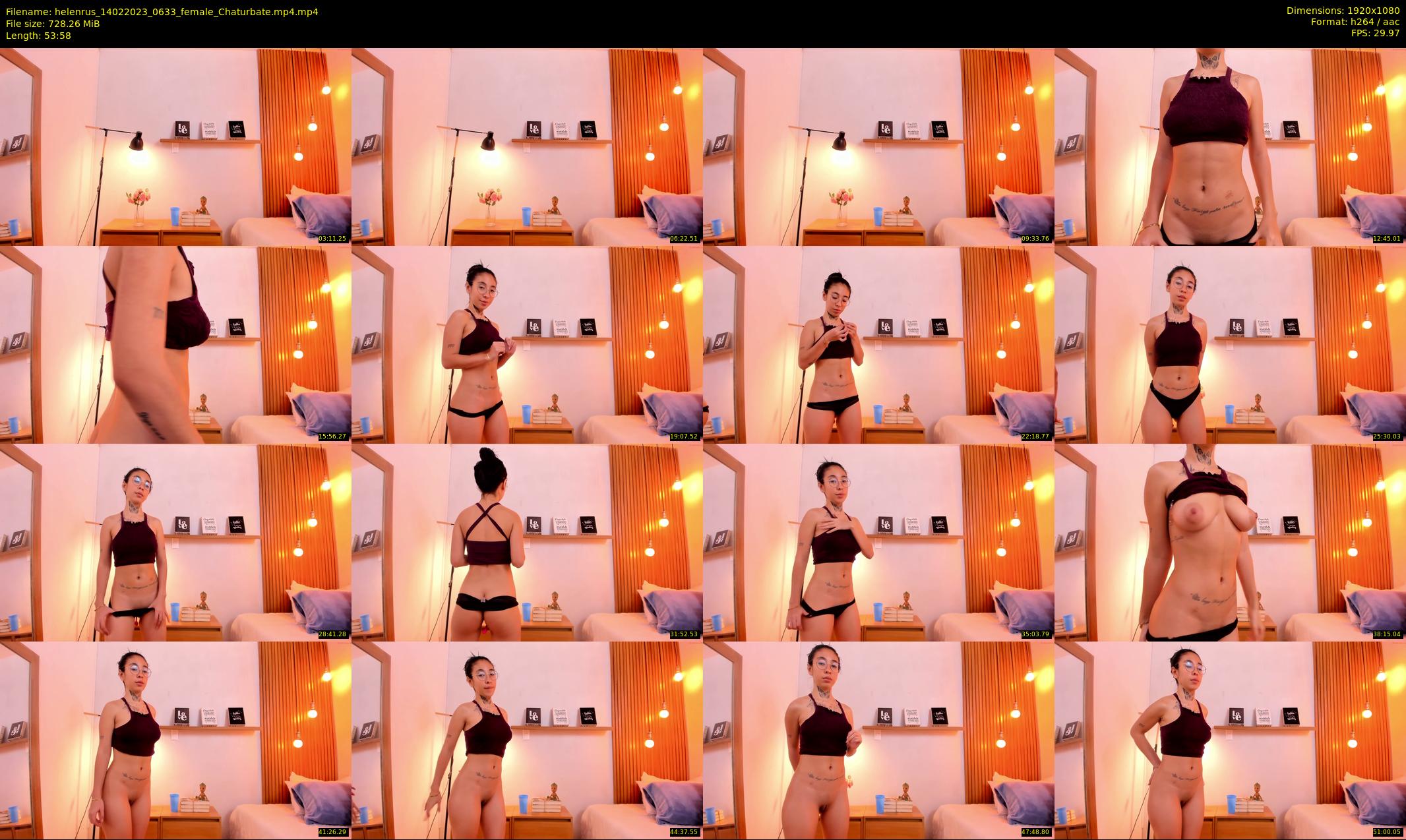 helenrus — 54 minute Chaturbate female cam show recording, 1080p, Feb 14, 2023