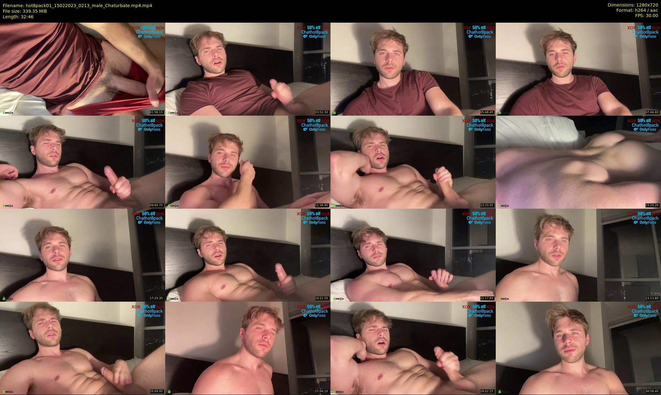 hot8pack01 — 33 minute Chaturbate male cam show recording, 720p, Feb 15, 2023