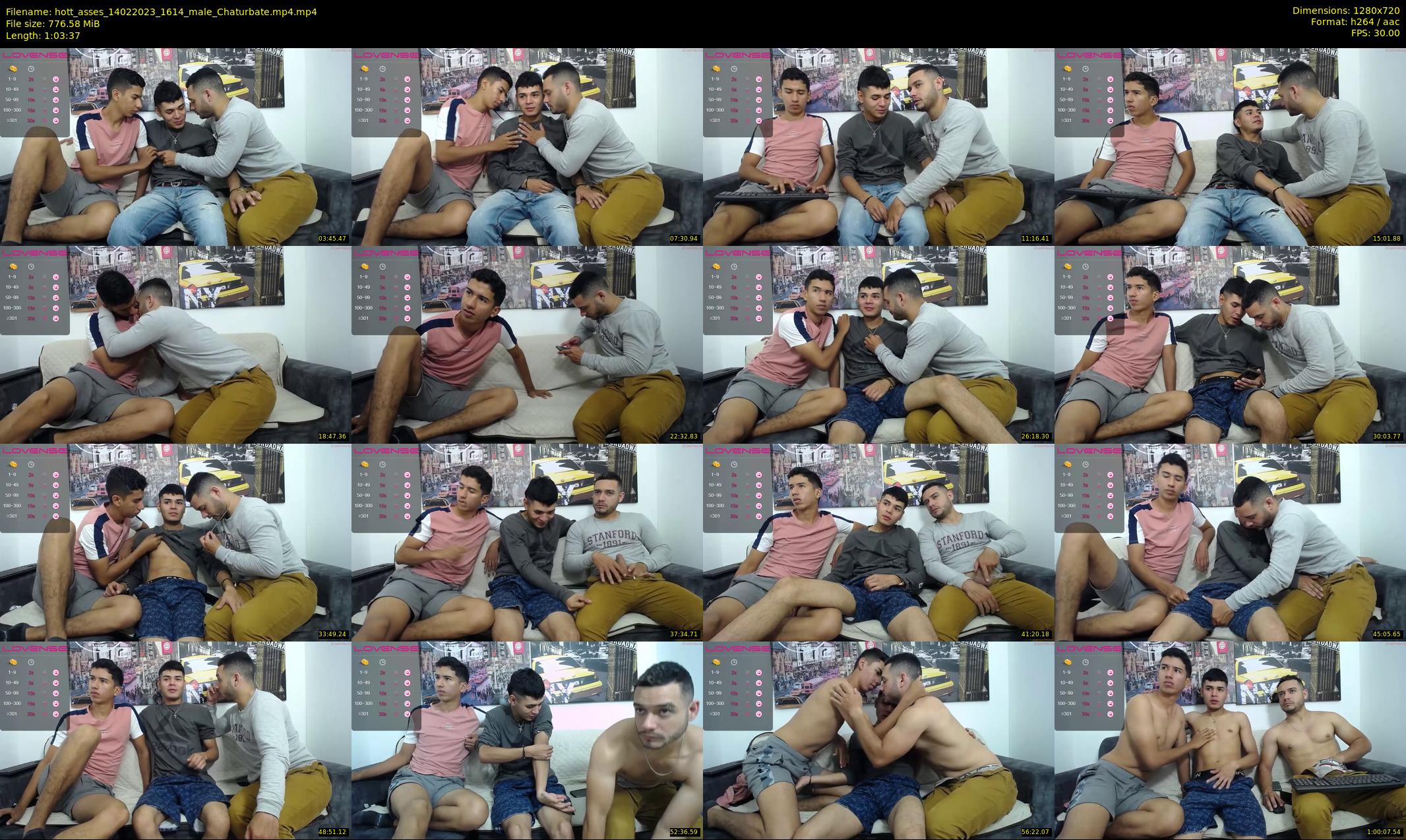 hott_asses — 64 minute Chaturbate male cam show recording, 720p, Feb 14, 2023