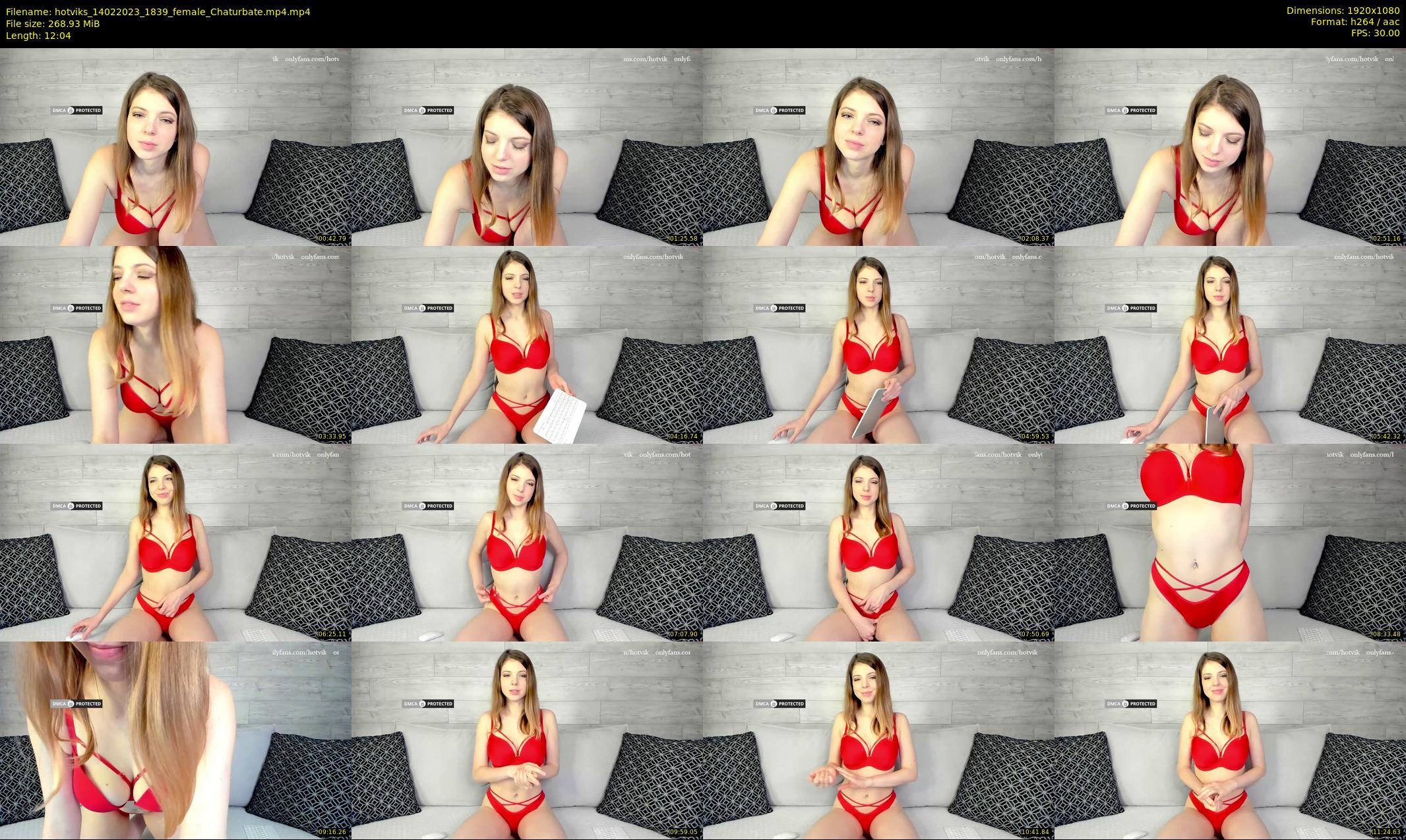hotviks — 13 minute Chaturbate female cam show recording, 1080p, Feb 14, 2023