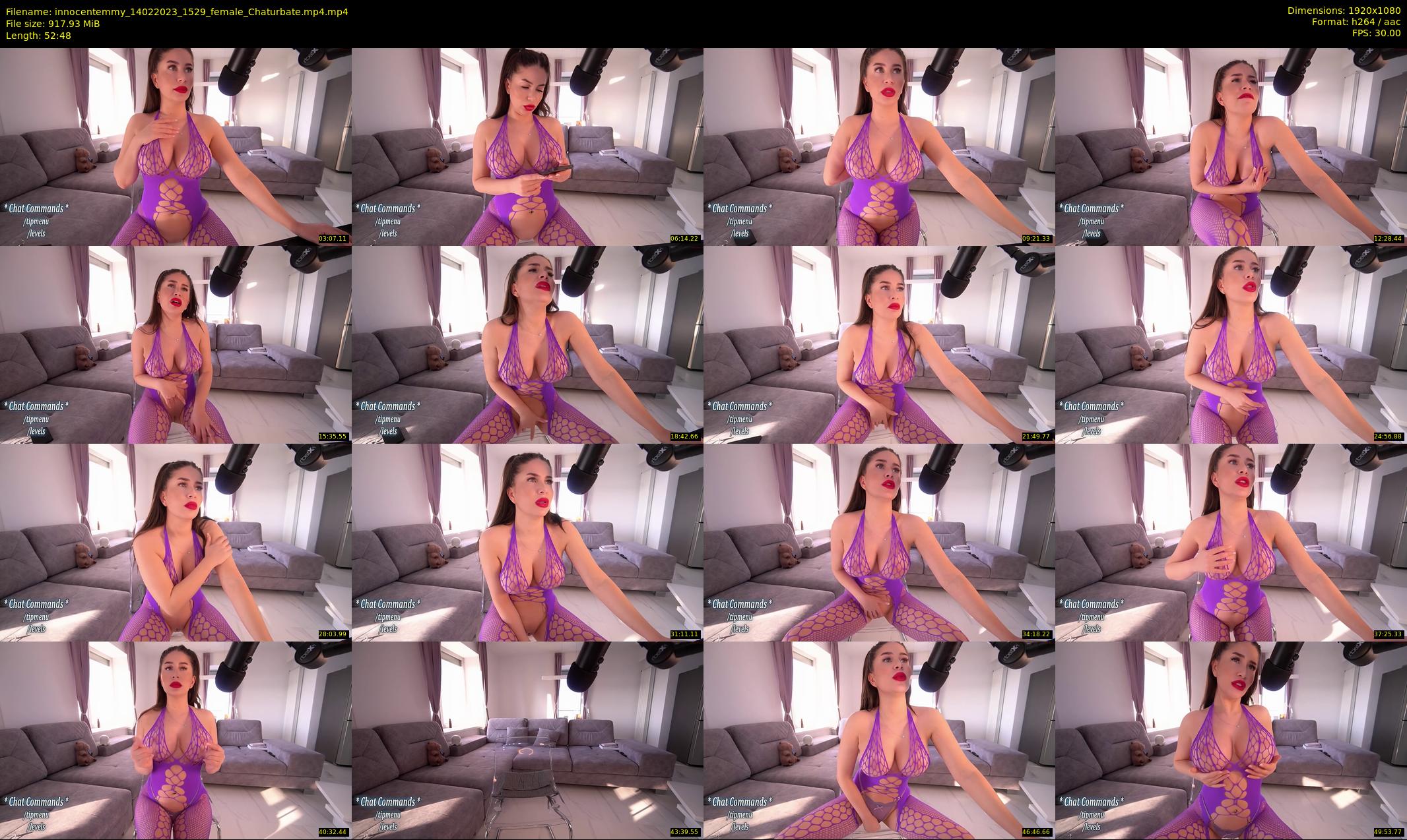 innocentemmy — 53 minute Chaturbate female cam show recording, 1080p, Feb 14, 2023