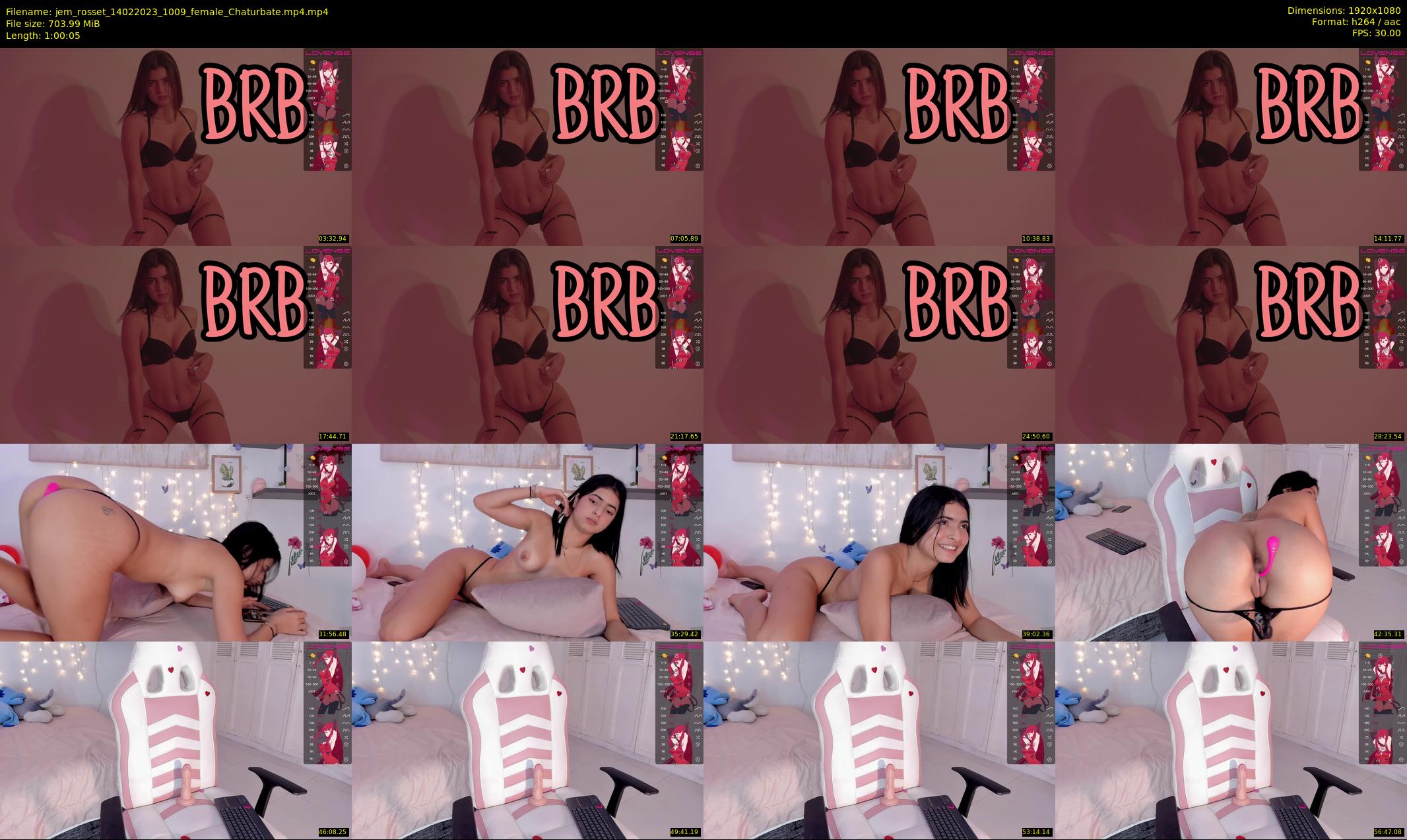 jem_rosset — 61 minute Chaturbate female cam show recording, 1080p, Feb 14, 2023