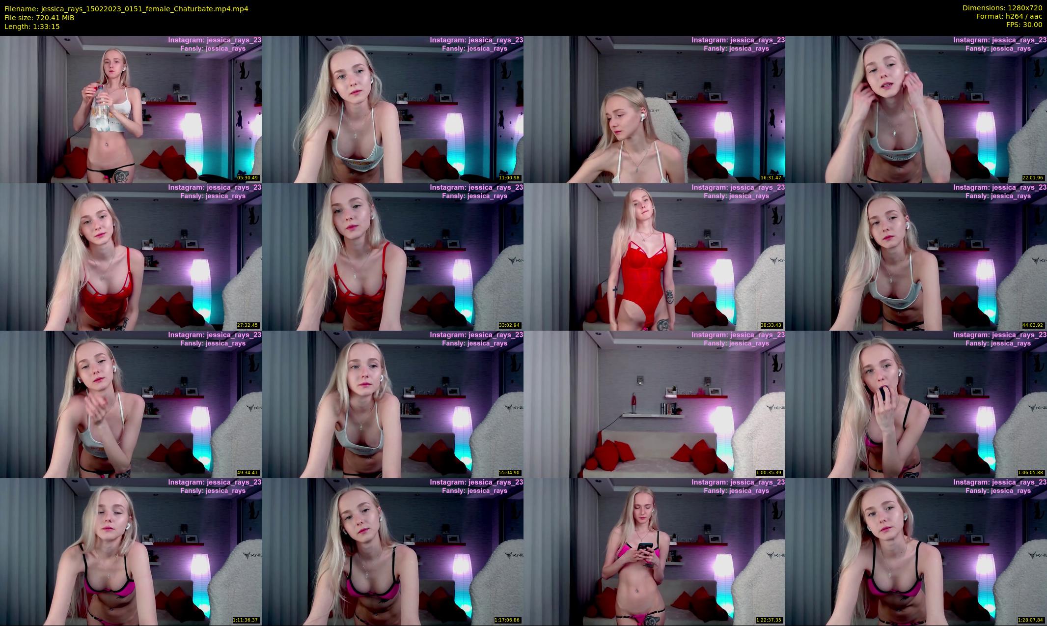 jessica_rays — 94 minute Chaturbate couple cam show recording, 720p, Feb 15, 2023