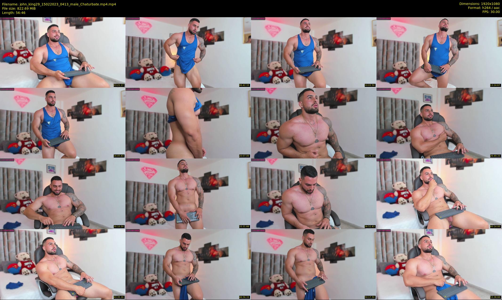 john_king29 — 57 minute Chaturbate male cam show recording, 1080p, Feb 15, 2023