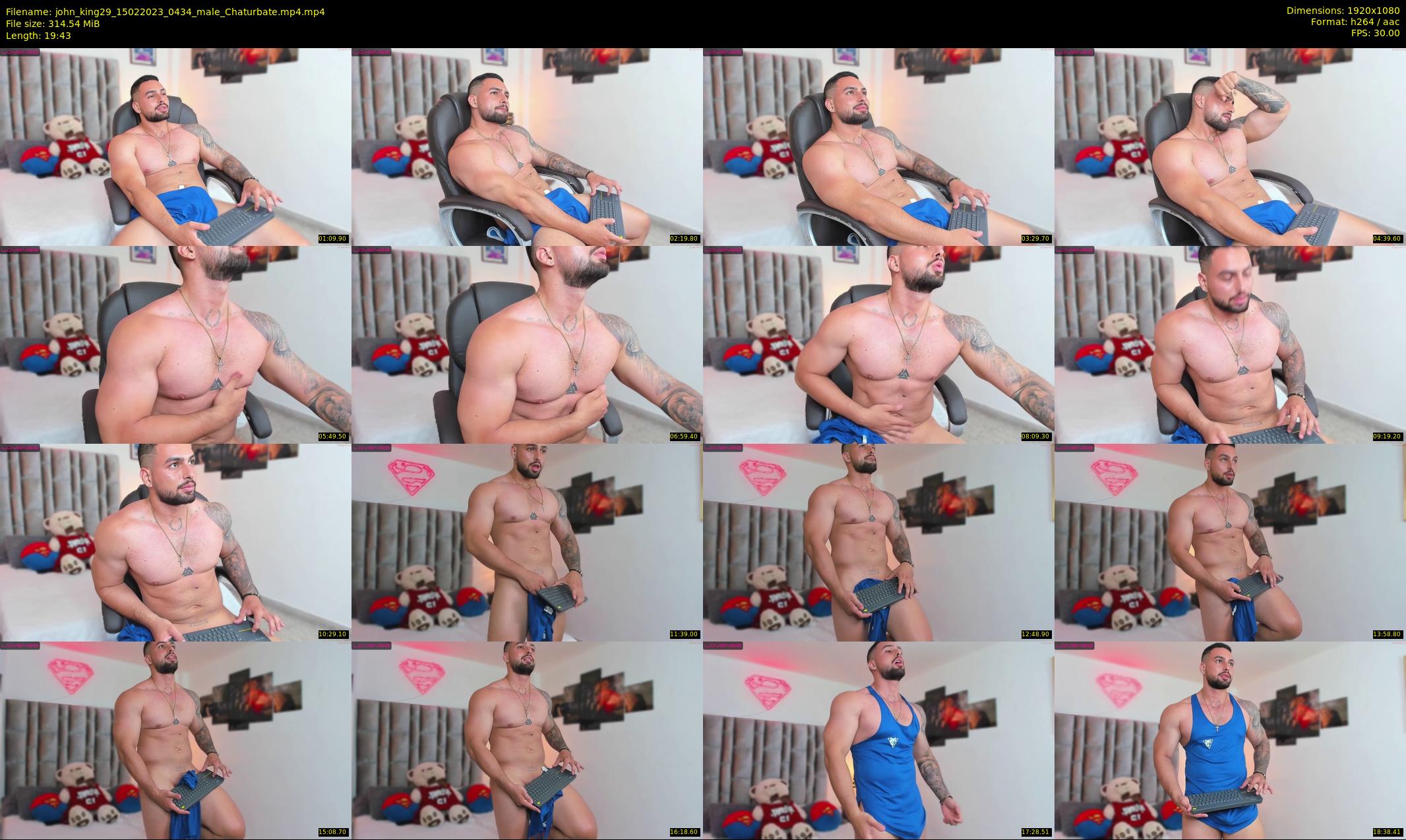 john_king29 — 20 minute Chaturbate male cam show recording, 1080p, Feb 15, 2023