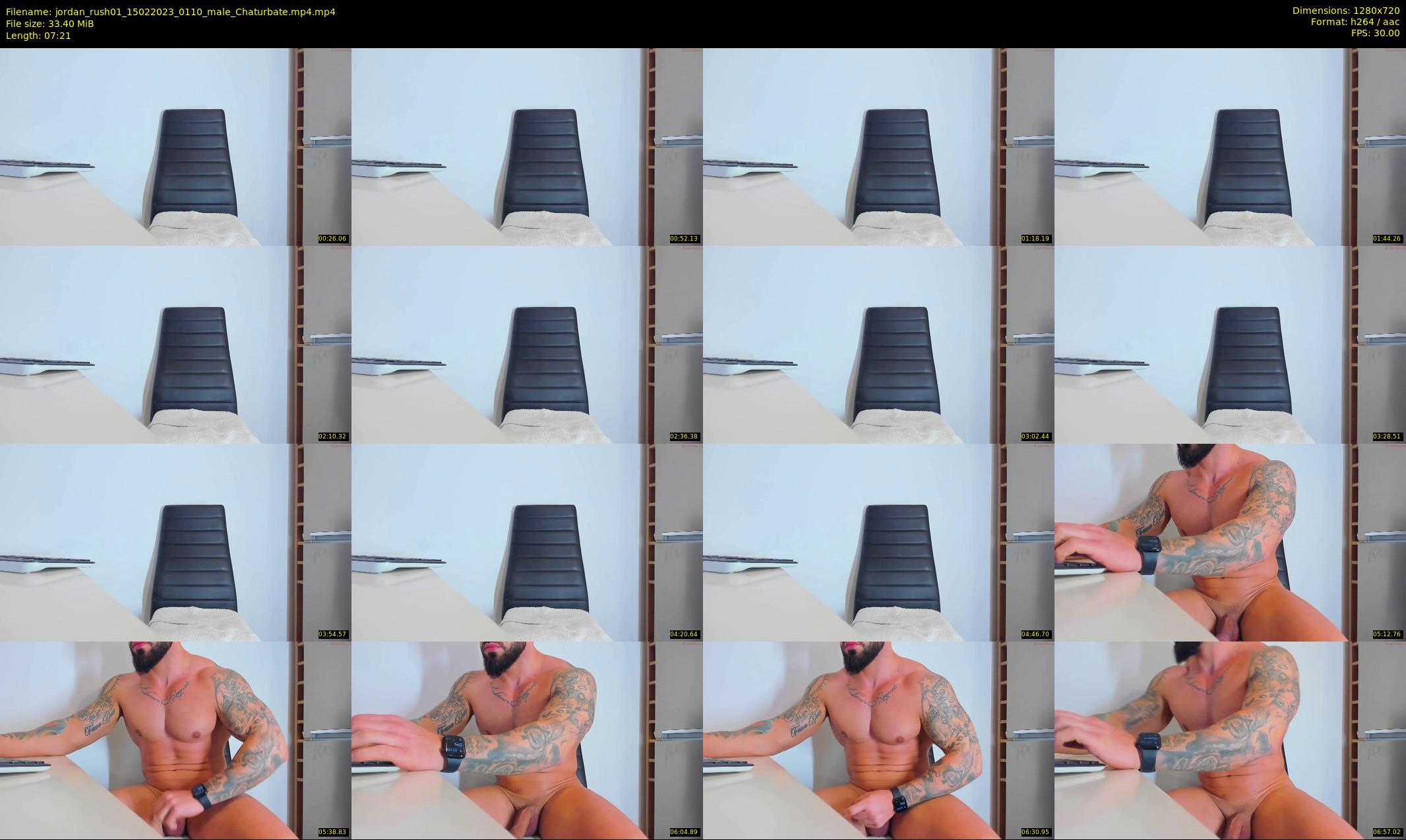 jordan_rush01 — 8 minute Chaturbate male cam show recording, 720p, Feb 15, 2023