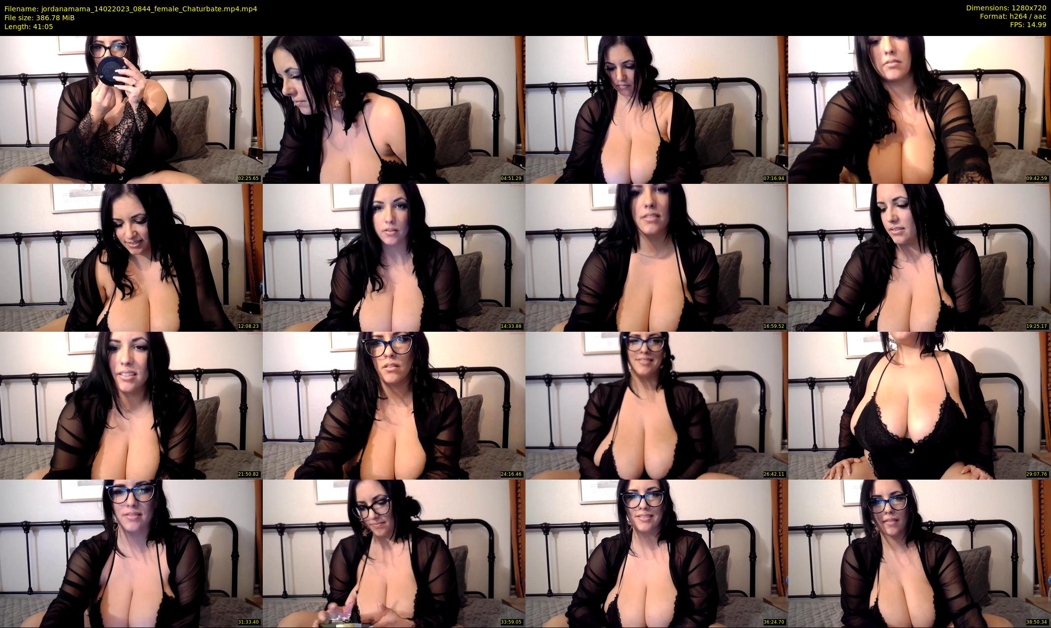 jordanamama — 42 minute Chaturbate couple cam show recording, 720p, Feb 14, 2023