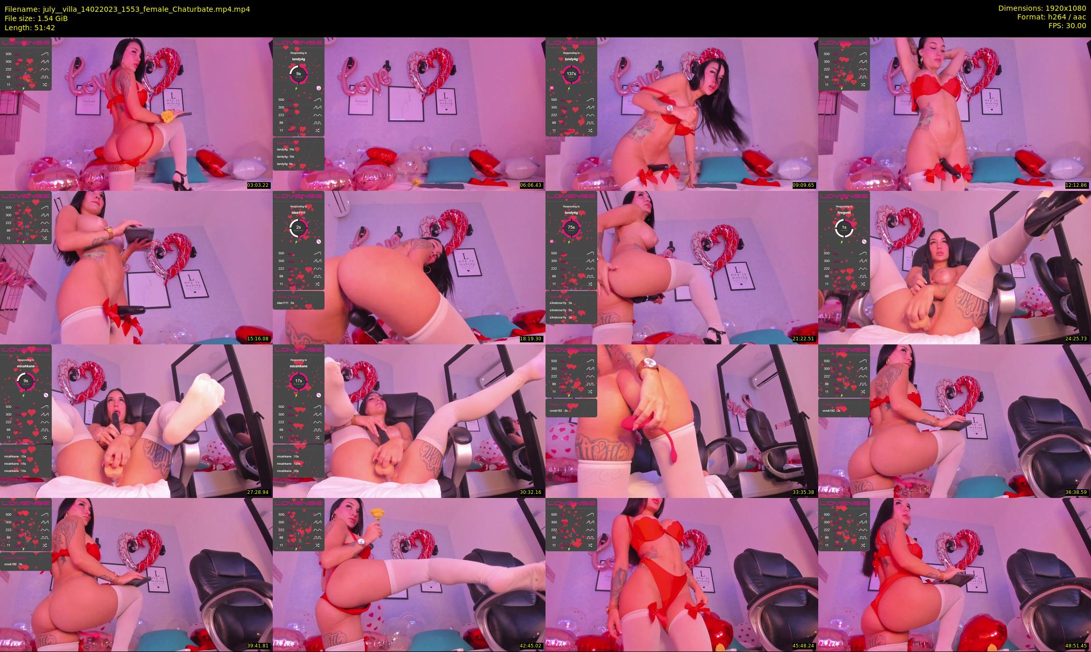 july__villa — 52 minute Chaturbate female cam show recording, 1080p, Feb 14, 2023