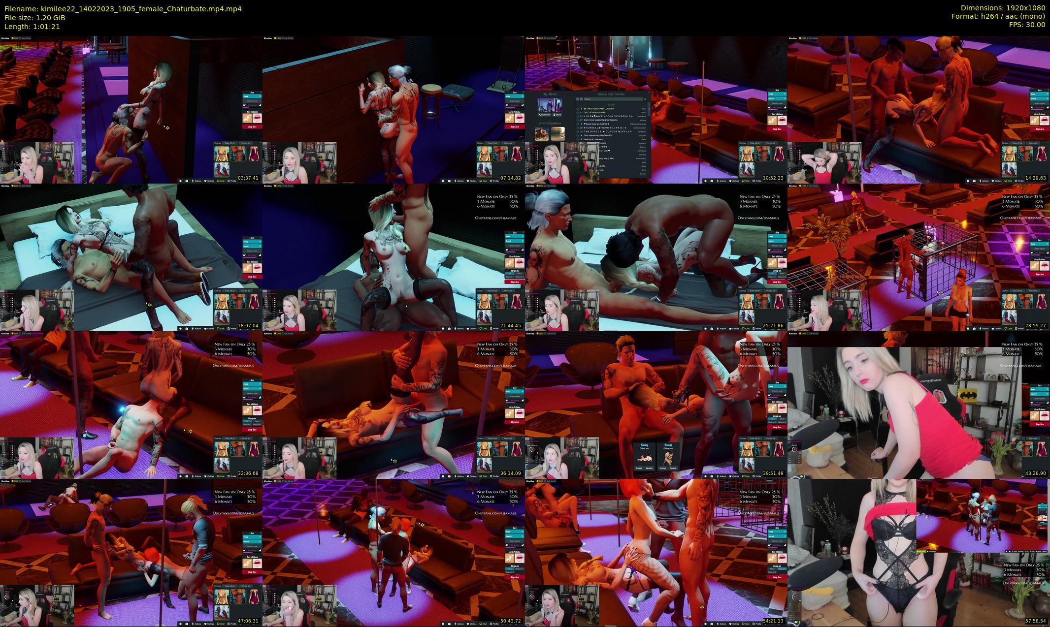 kimilee22 — 62 minute Chaturbate female cam show recording, 1080p, Feb 14, 2023