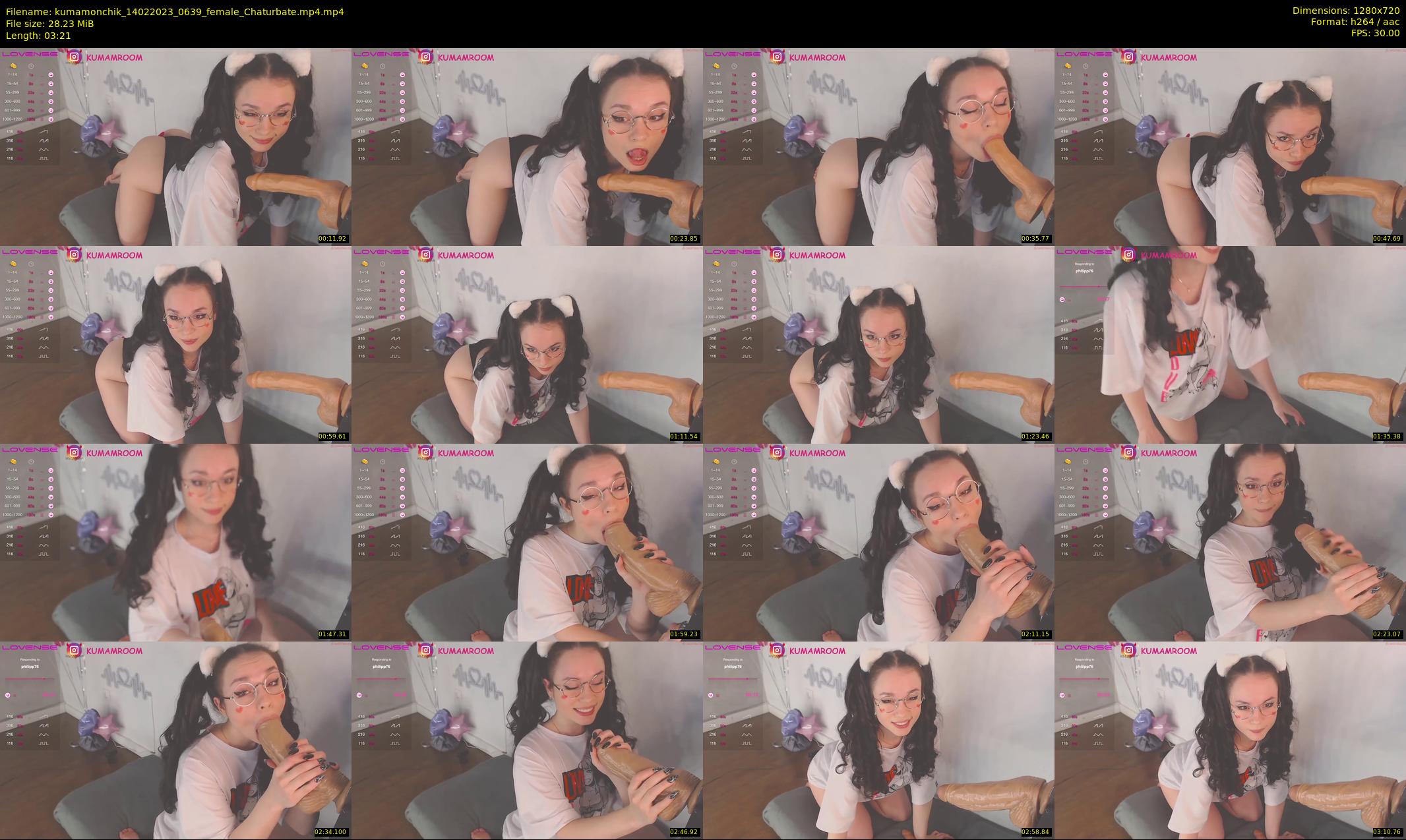 kumamonchik — 4 minute Chaturbate couple cam show recording, 720p, Feb 14, 2023