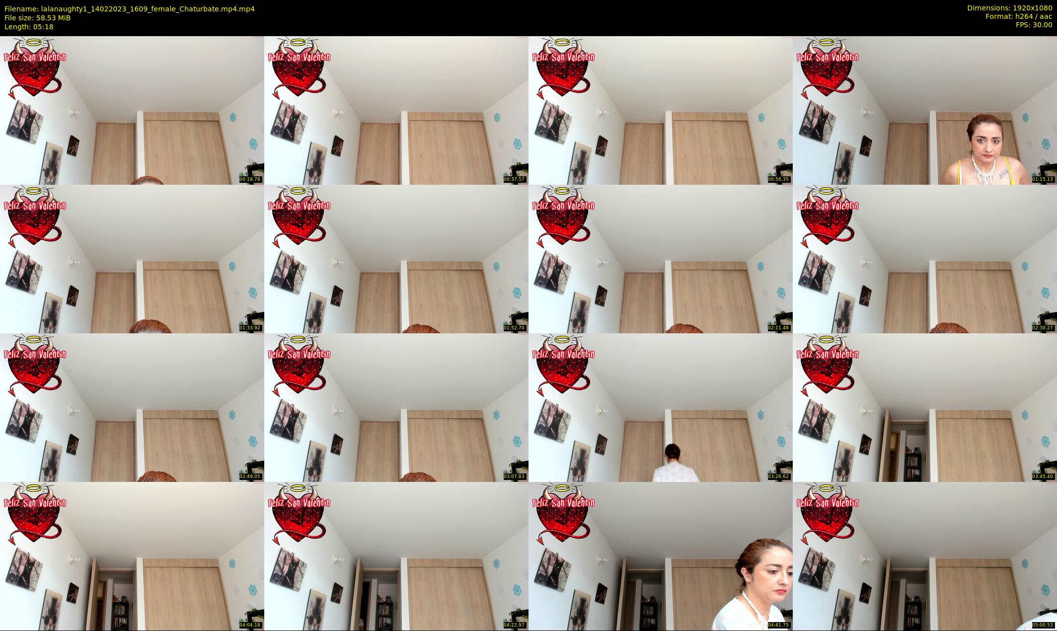 lalanaughty1 — 6 minute Chaturbate female cam show recording, 1080p, Feb 14, 2023