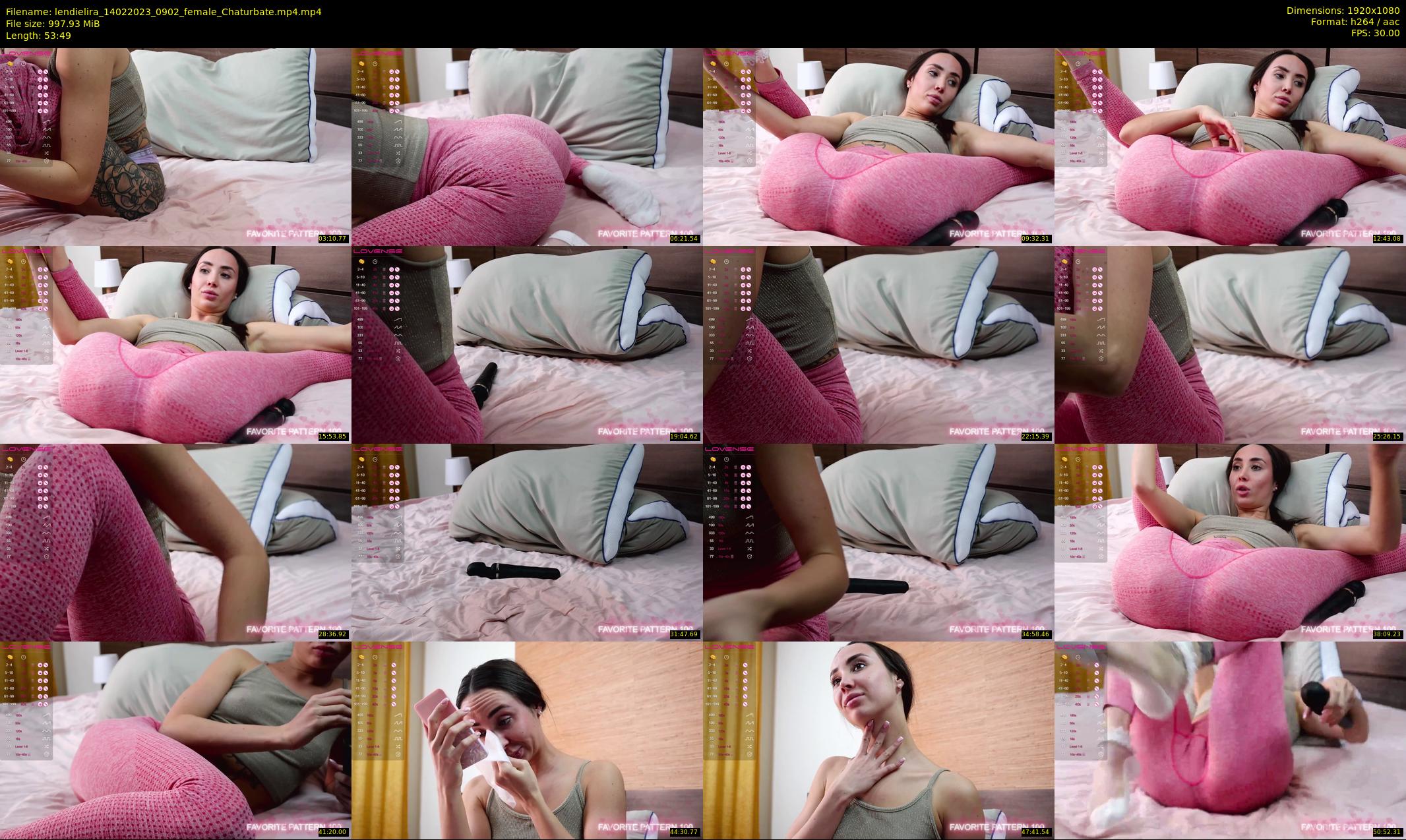 lendielira — 54 minute Chaturbate female cam show recording, 1080p, Feb 14, 2023